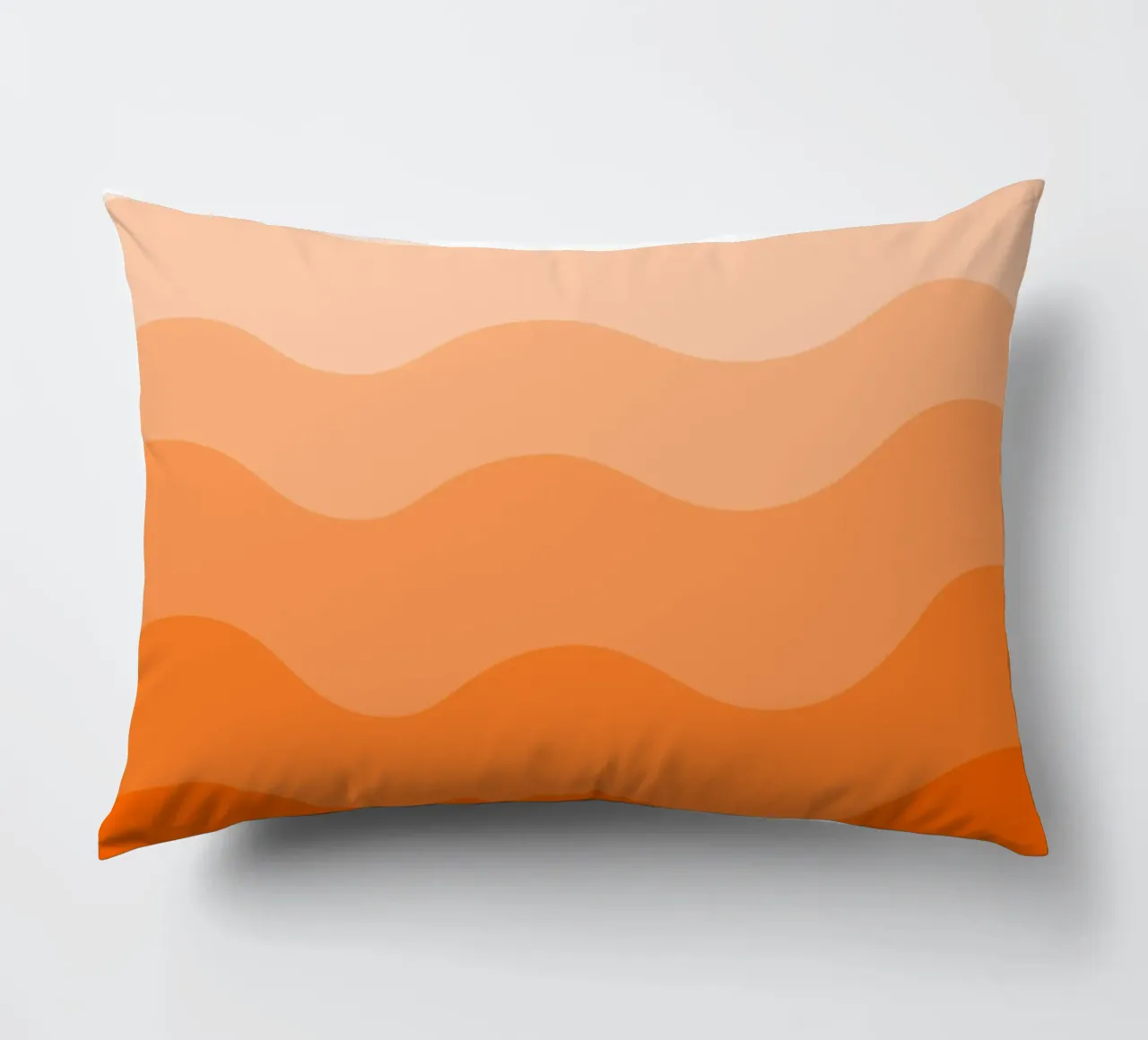 Orange gradient design cuscino da baobabprintstore