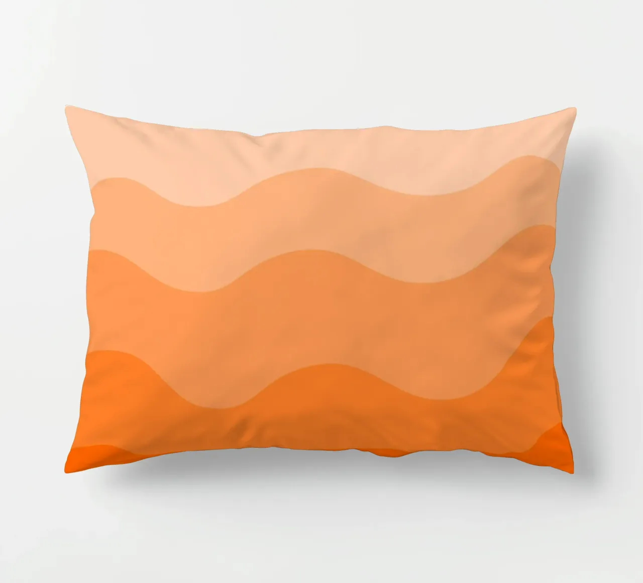 Orange gradient design cuscino da baobabprintstore