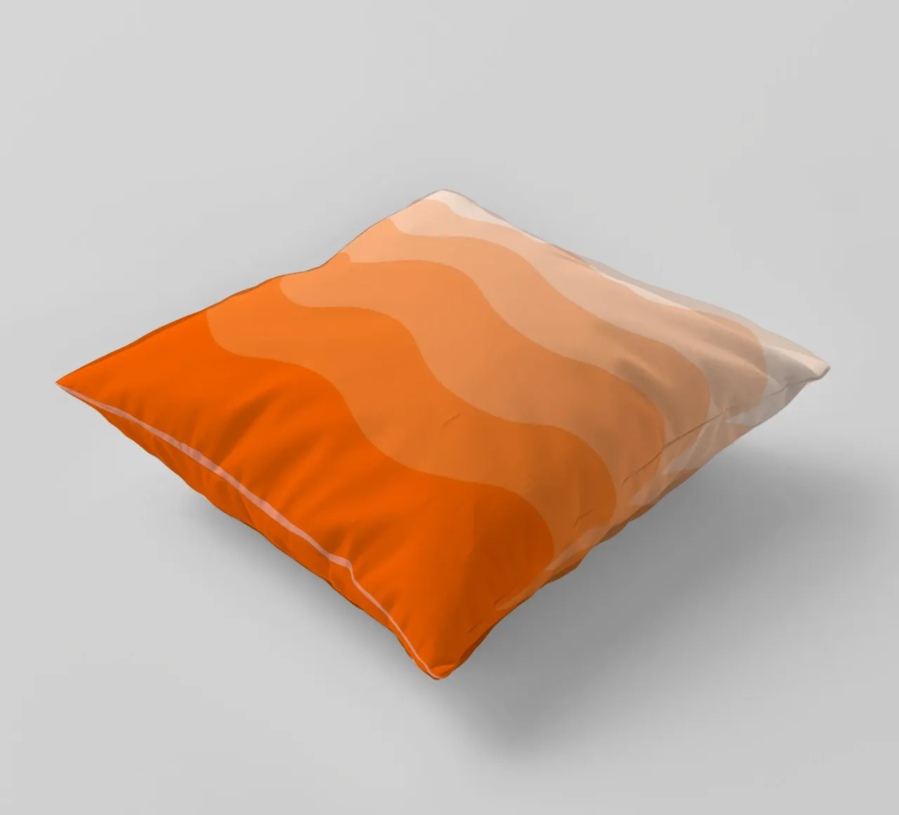 Orange gradient design cuscino da baobabprintstore