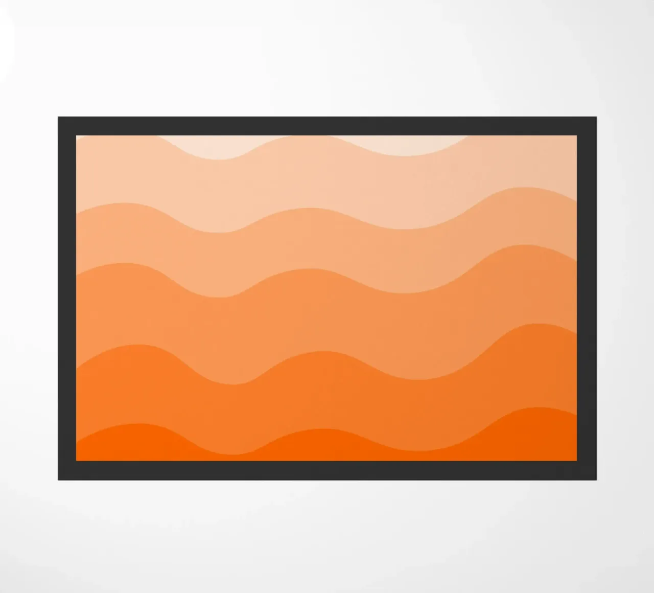 Orange gradient design zerbino da baobabprintstore