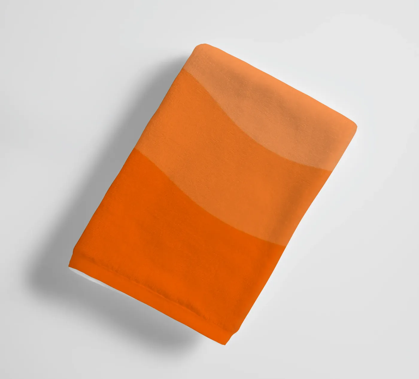 Orange gradient design towel by baobabprintstore