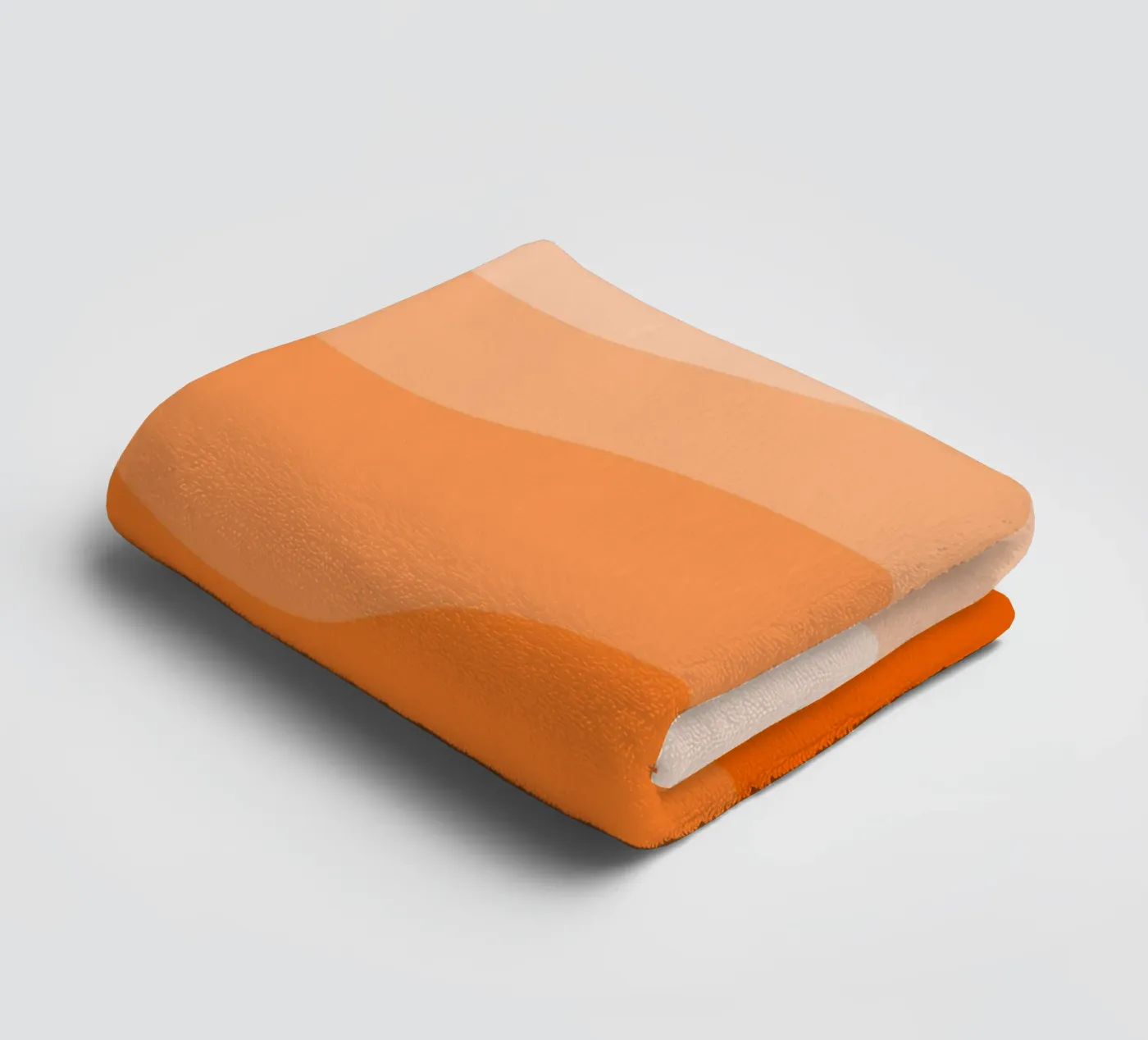 Orange gradient design towel by baobabprintstore