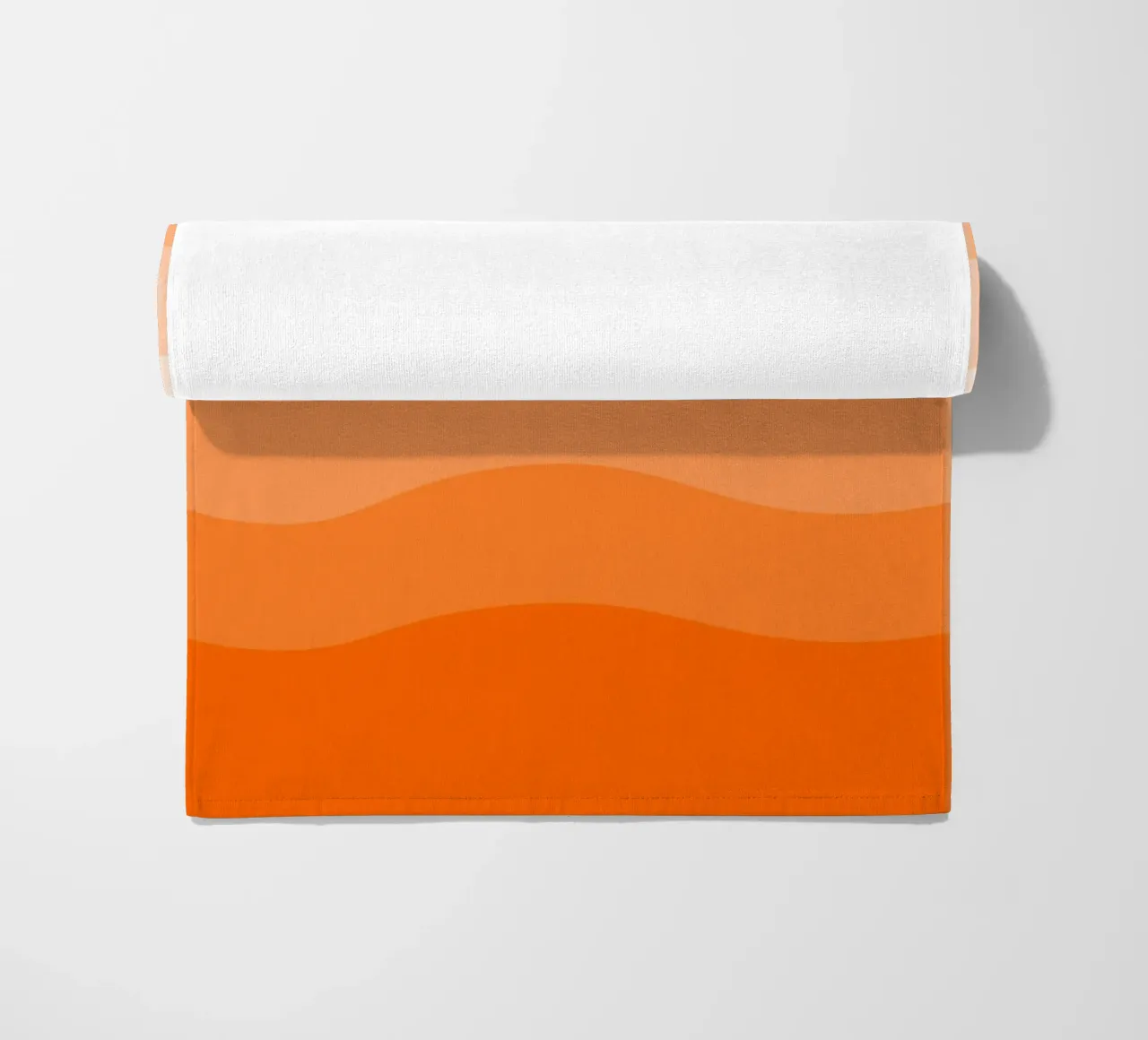 Orange gradient design telo mare da baobabprintstore