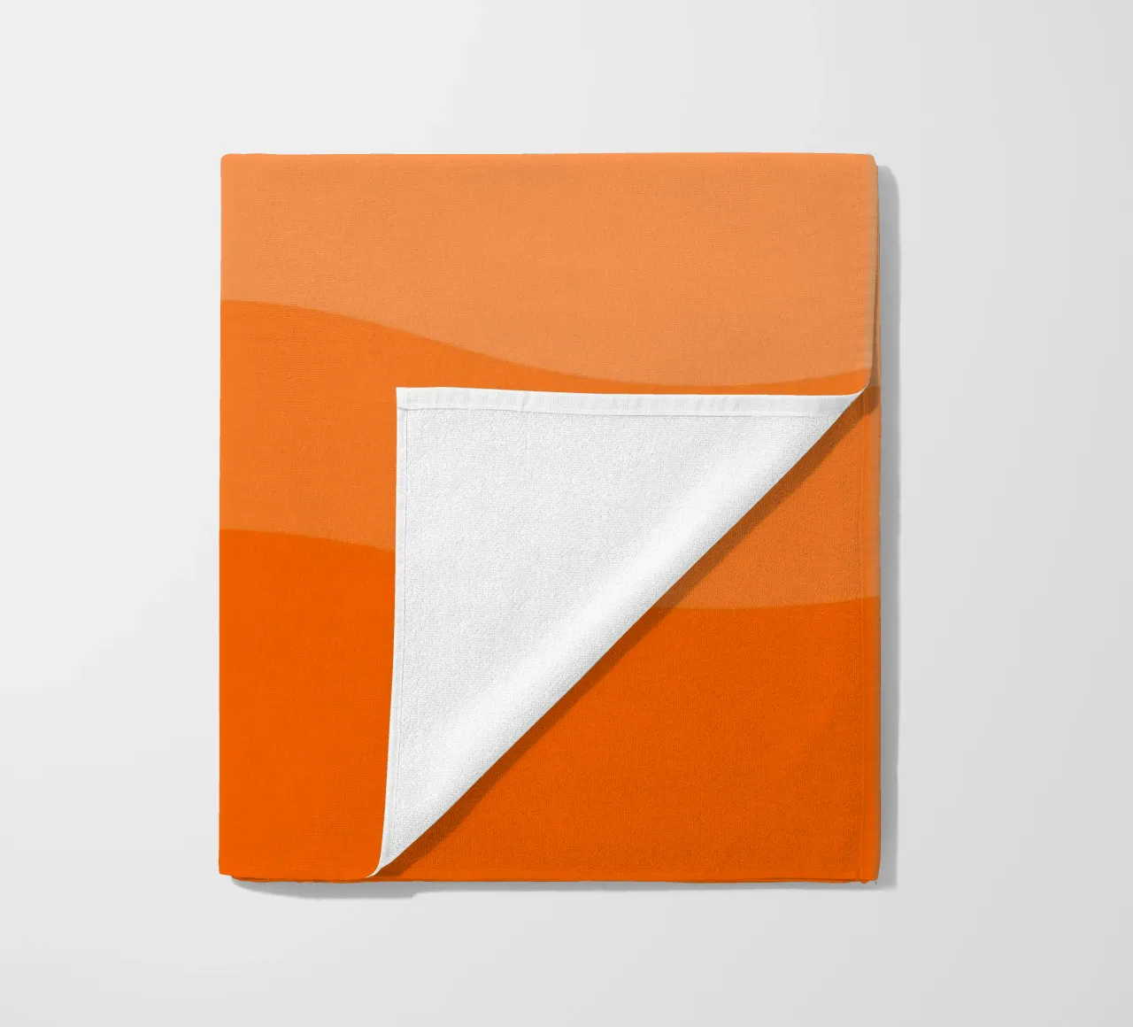 Orange gradient design telo mare da baobabprintstore