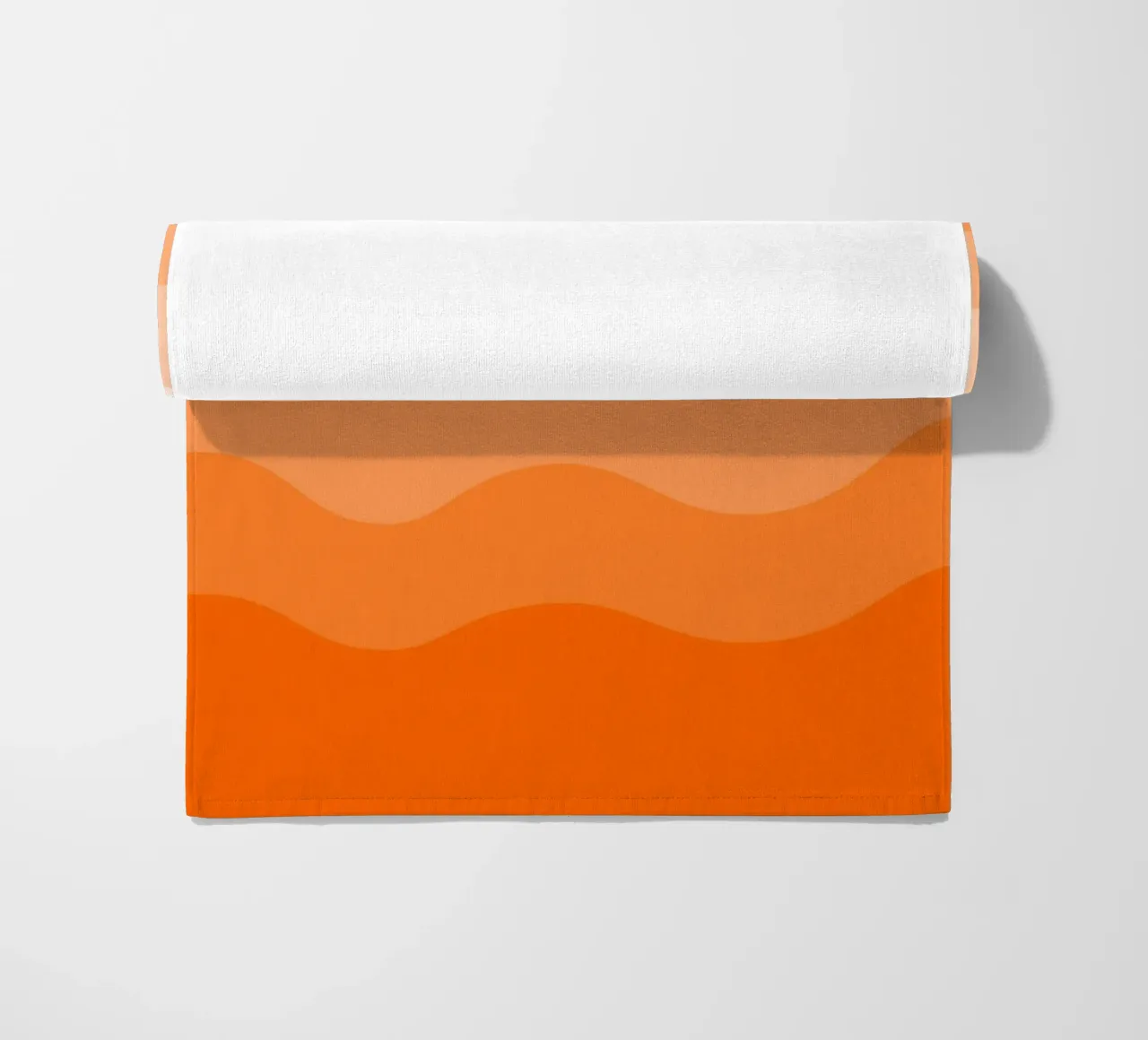 Orange gradient design telo mare da baobabprintstore