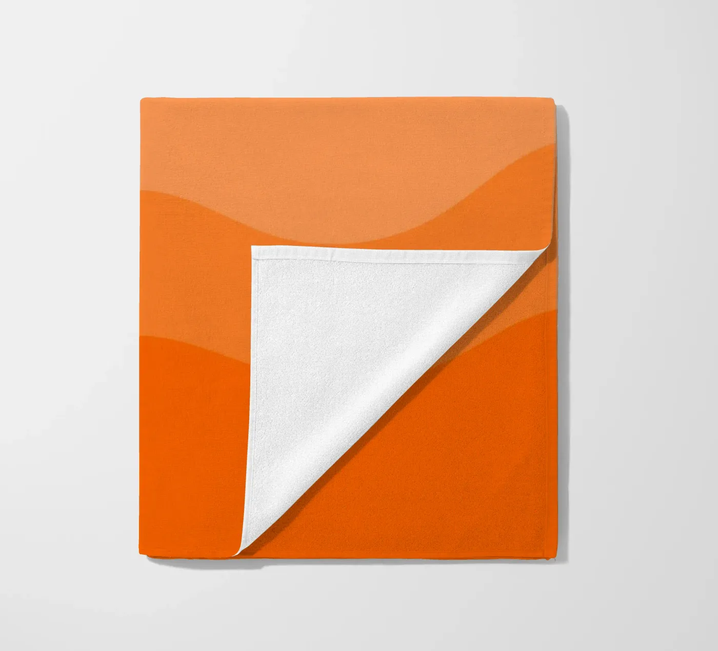 Orange gradient design telo mare da baobabprintstore
