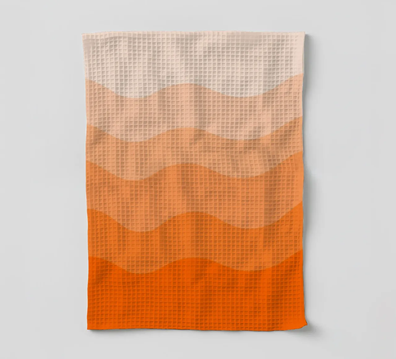 Orange gradient design canovaccio da cucina da baobabprintstore