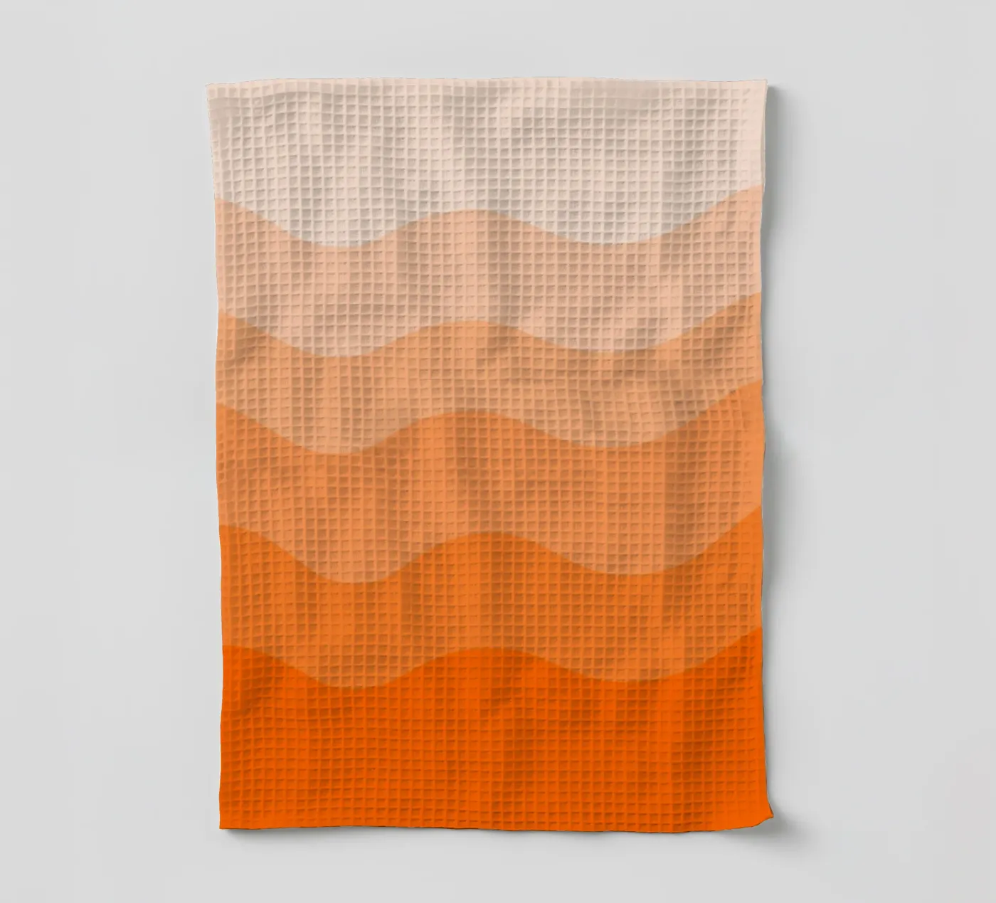 Orange gradient design torchon de baobabprintstore