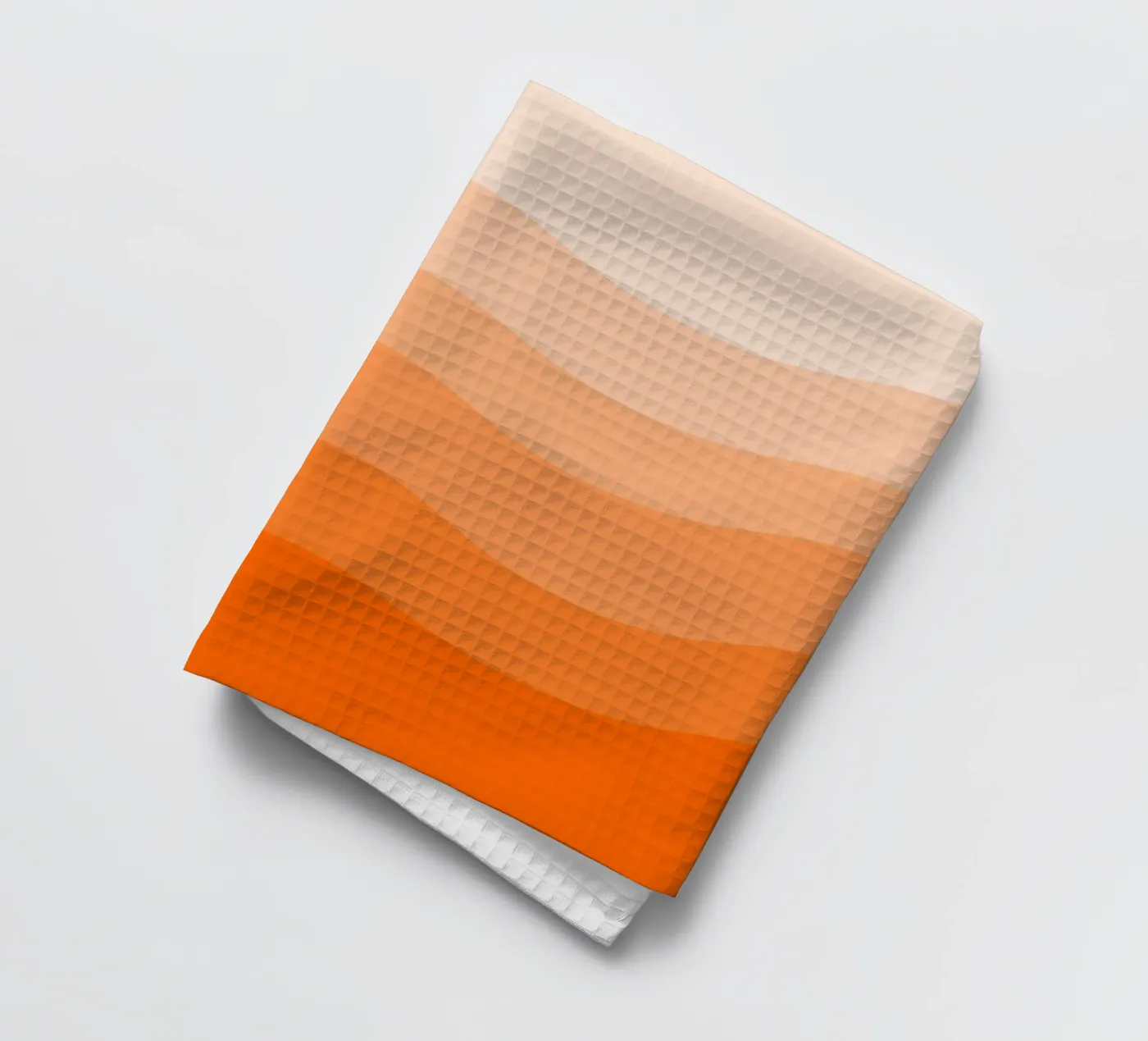 Orange gradient design torchon de baobabprintstore
