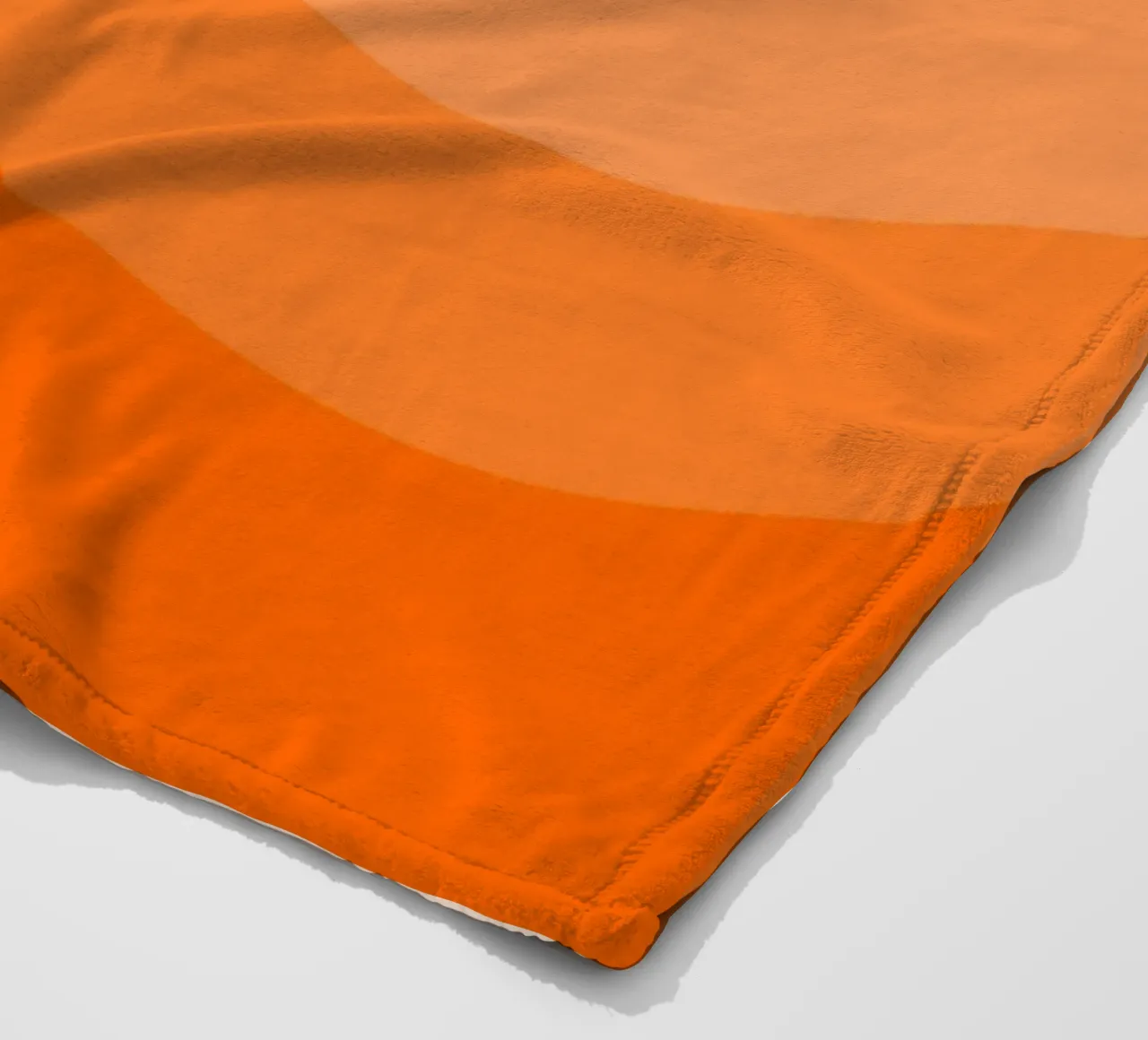 Orange gradient design coperta in pile da baobabprintstore