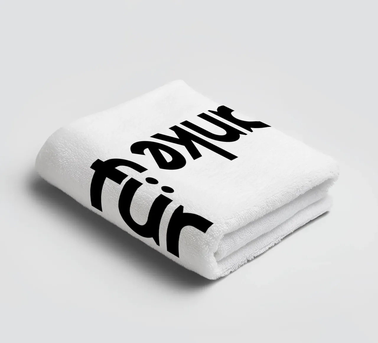 Grazie di tutto asciugamano da bagno da YV TYPOGRAPHY