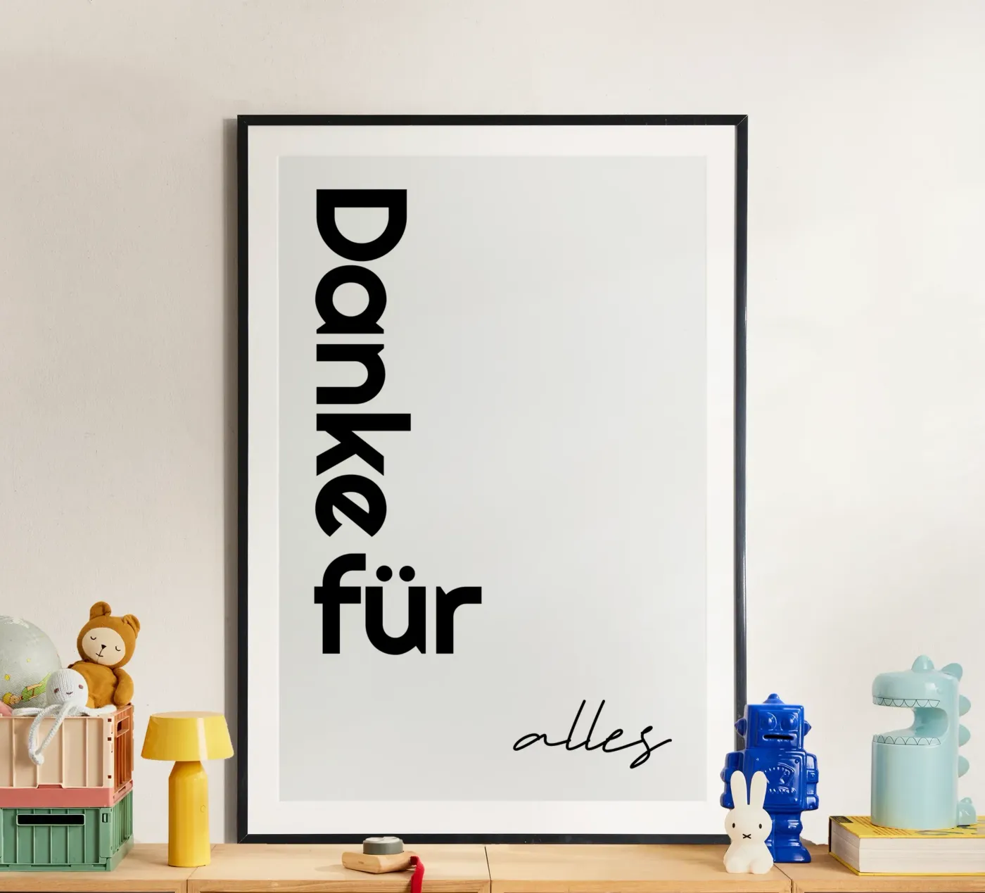 Thanks for everything poster by YV TYPOGRAPHY