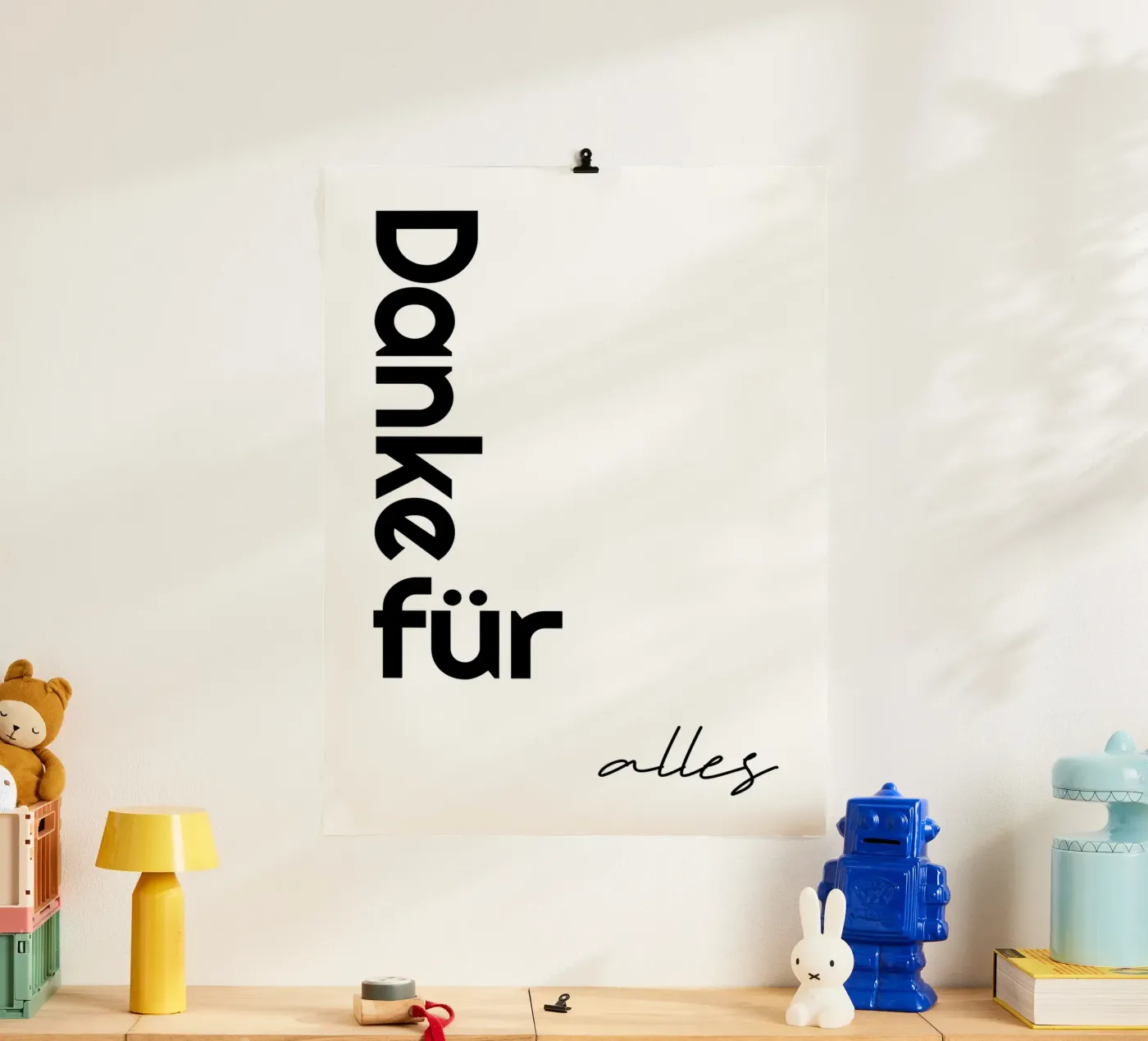 Thanks for everything poster by YV TYPOGRAPHY