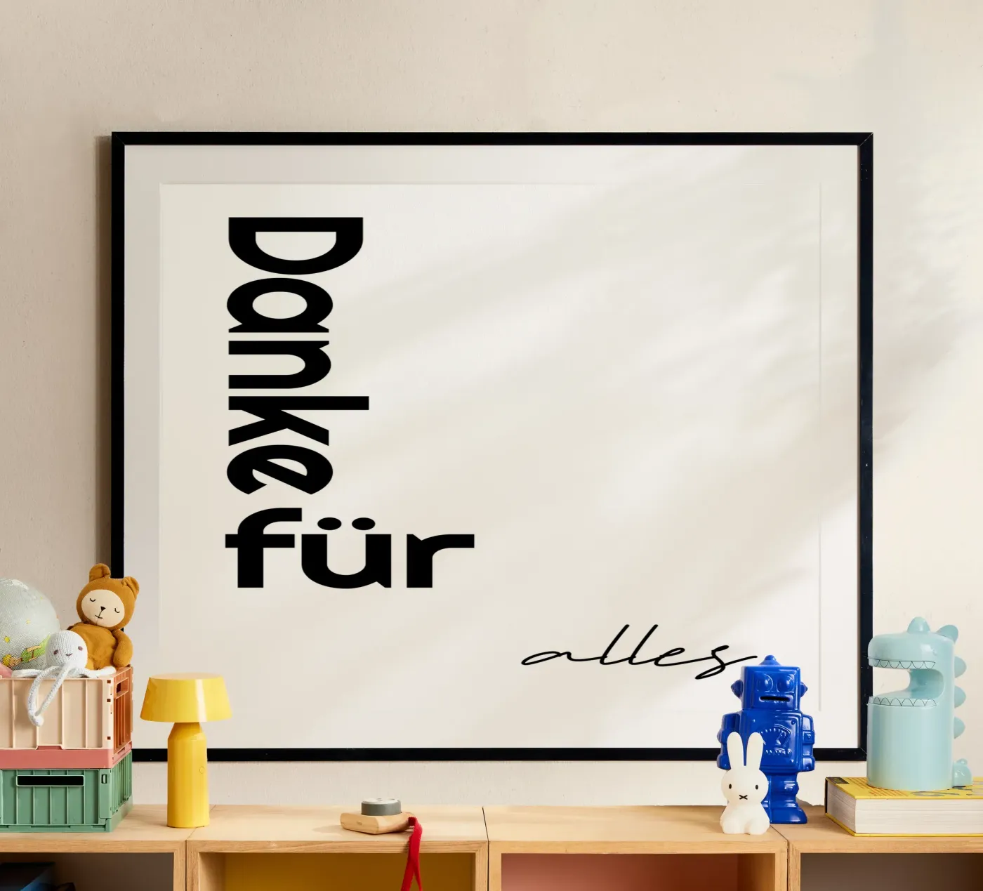 Thanks for everything poster by YV TYPOGRAPHY