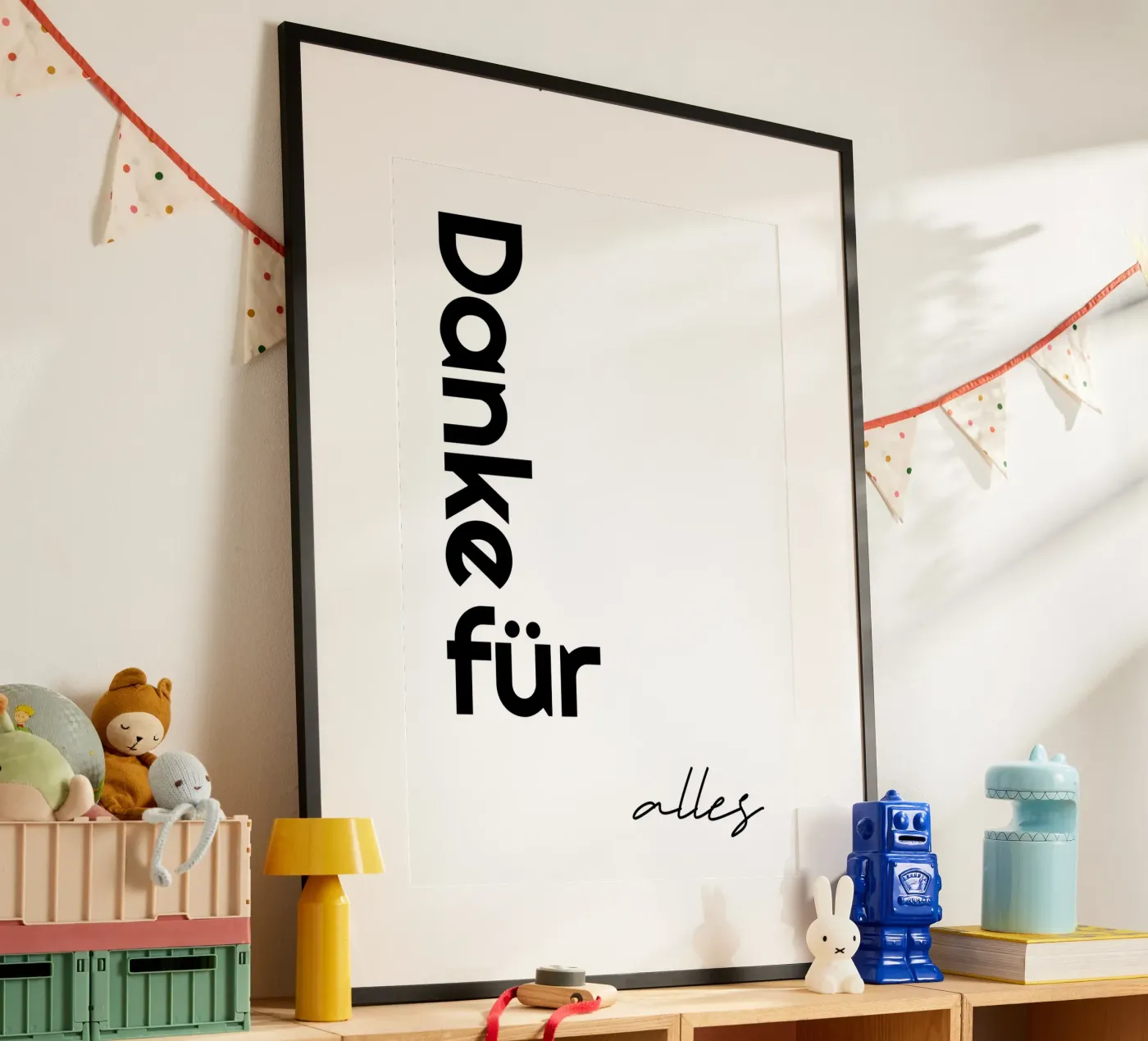 Thanks for everything poster by YV TYPOGRAPHY