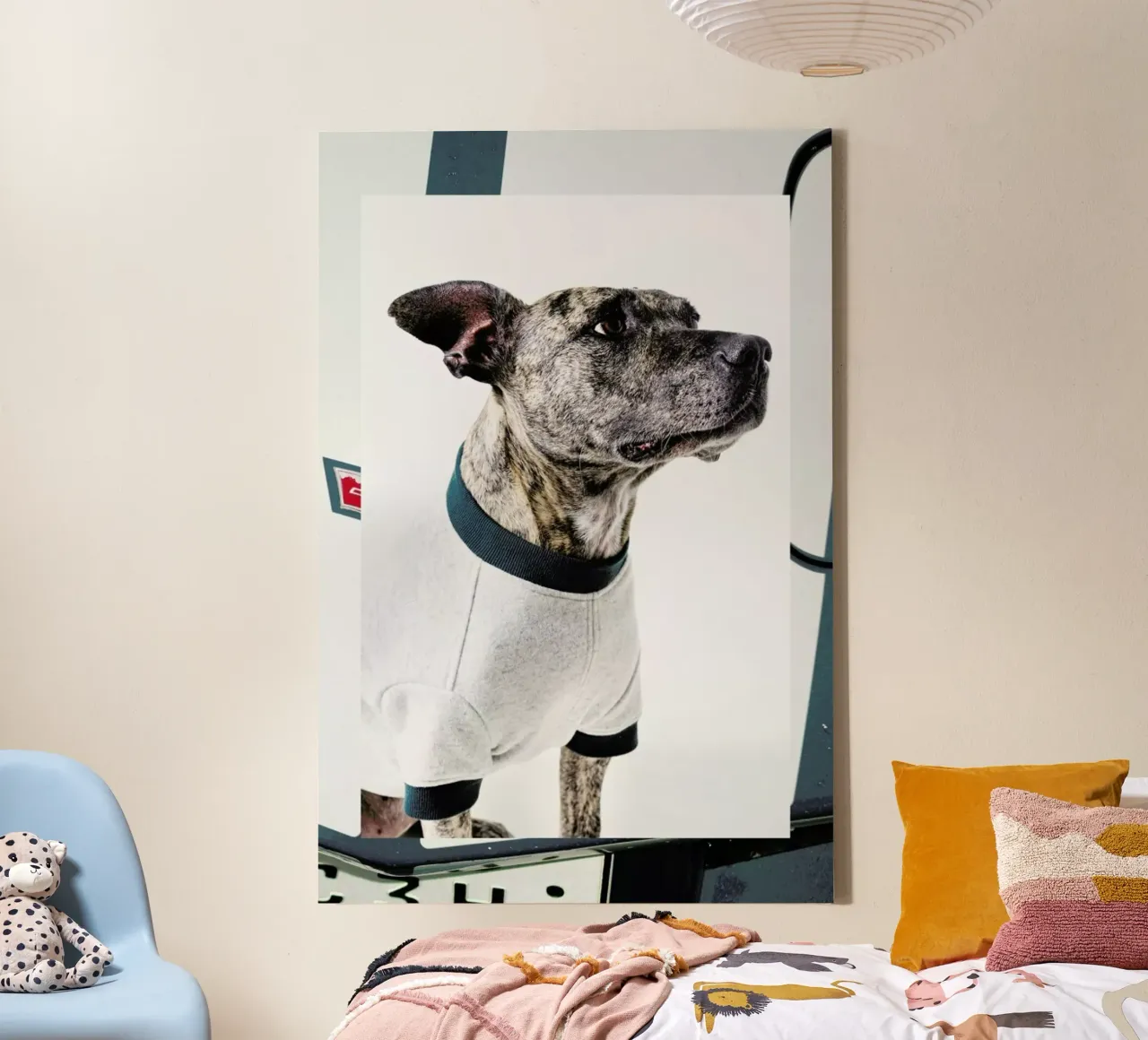 The Tailwaggers 5-3 canvas by Paul Aidan Perry