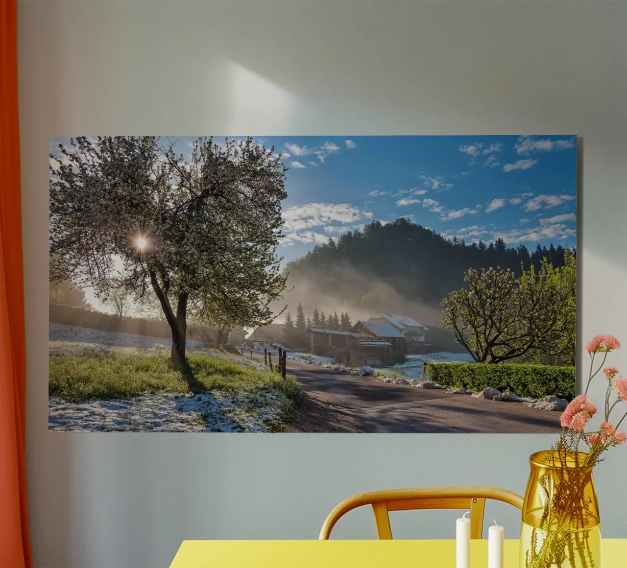 Paesaggio onirico alluminio dibond da PhotoVibe Decor