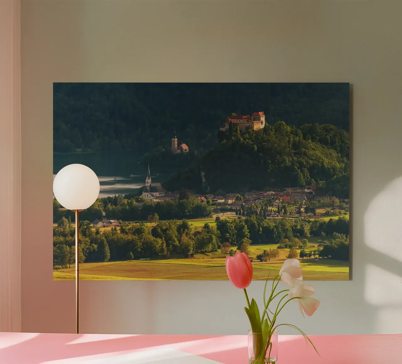 Paesaggio onirico alluminio dibond da PhotoVibe Decor