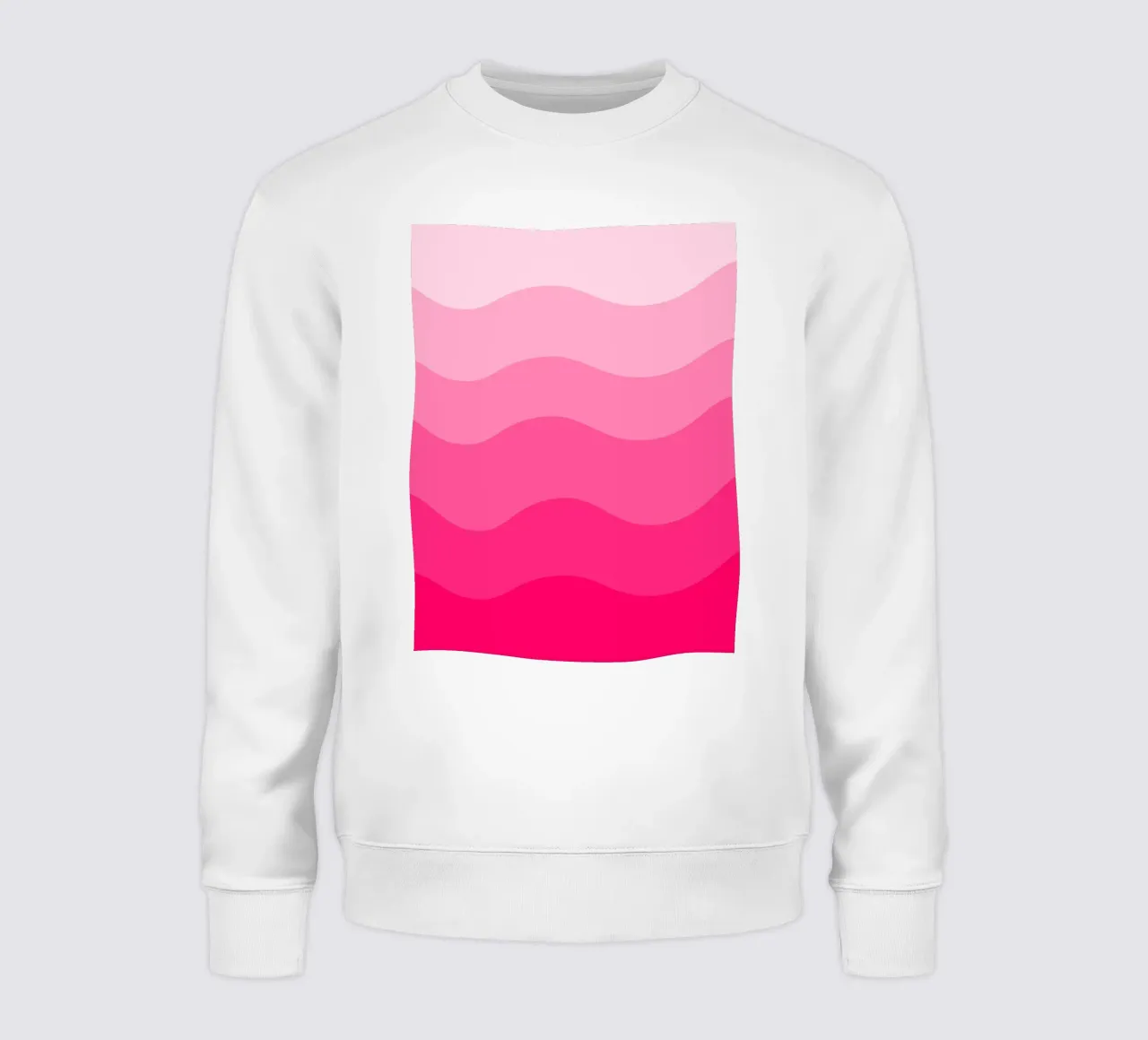 Pink gradient design felpa da baobabprintstore