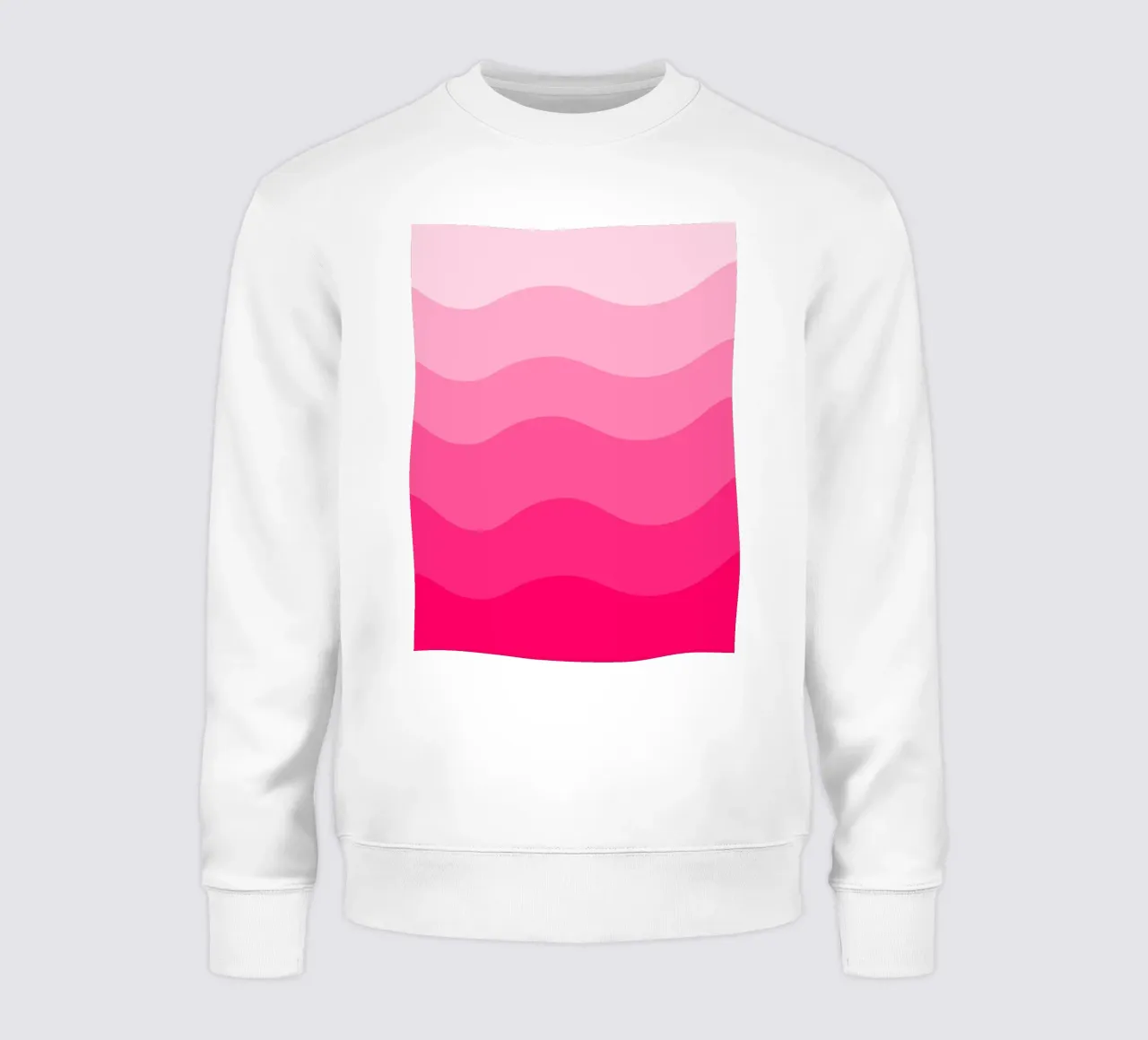 Pink gradient design felpa da baobabprintstore