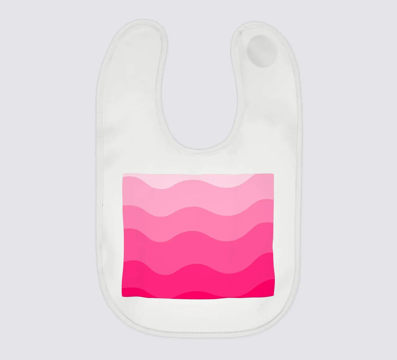 Pink gradient design bavaglino da baobabprintstore
