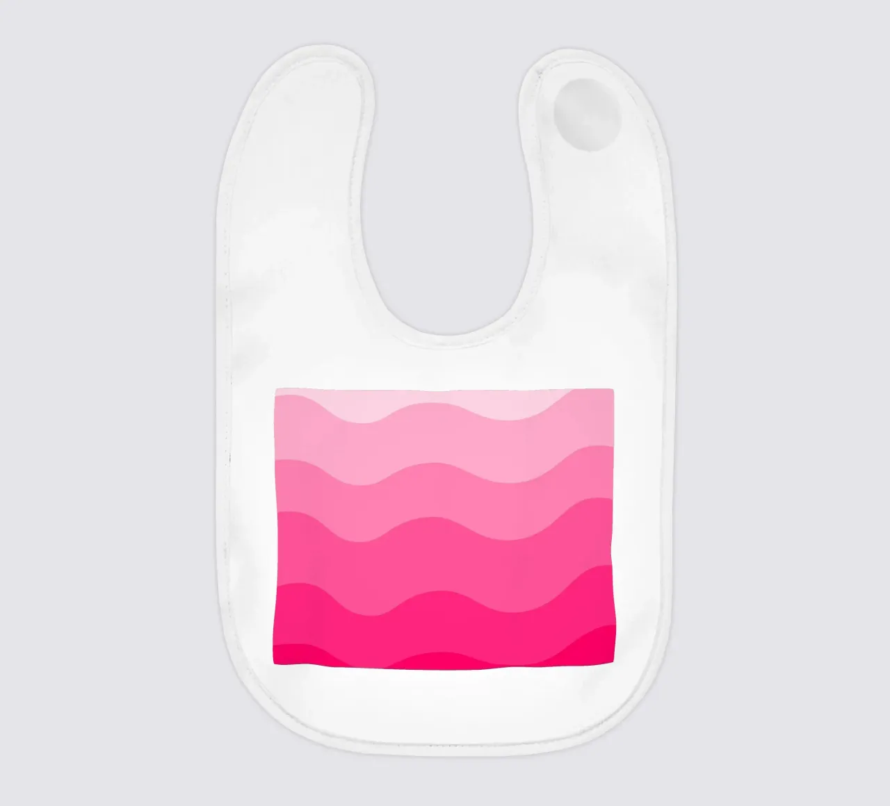 Pink gradient design bavaglino da baobabprintstore