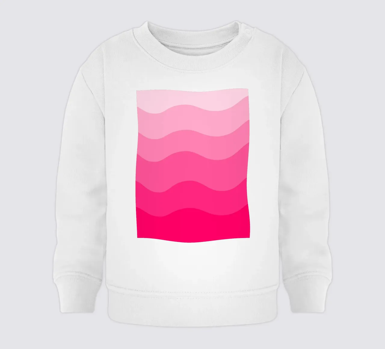 Pink gradient design felpa neonato da baobabprintstore