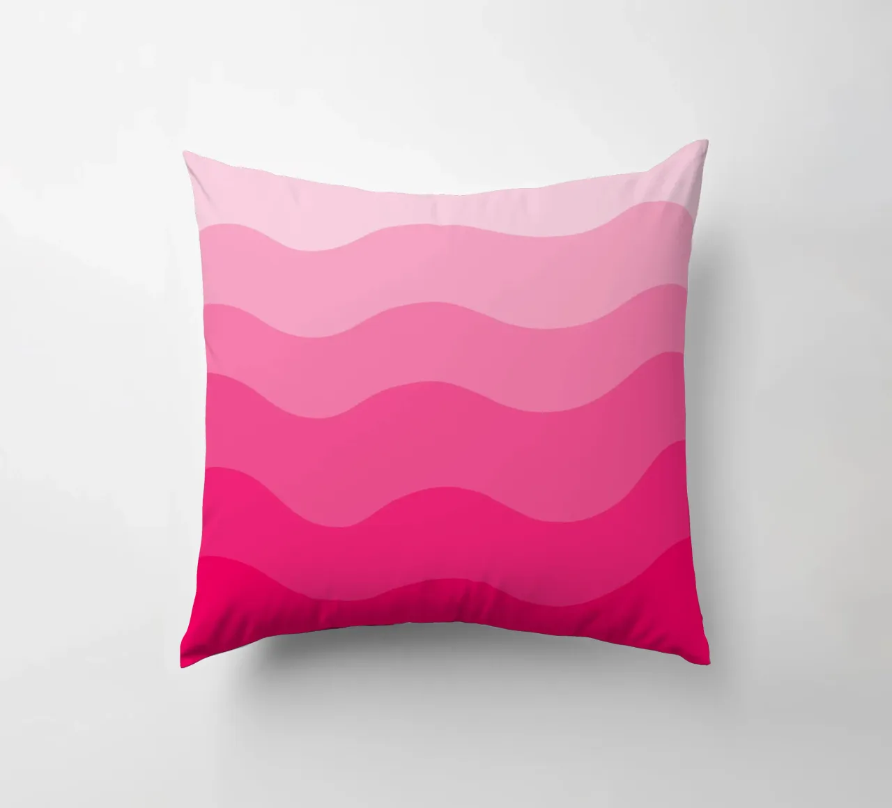 Pink gradient design cuscino da baobabprintstore