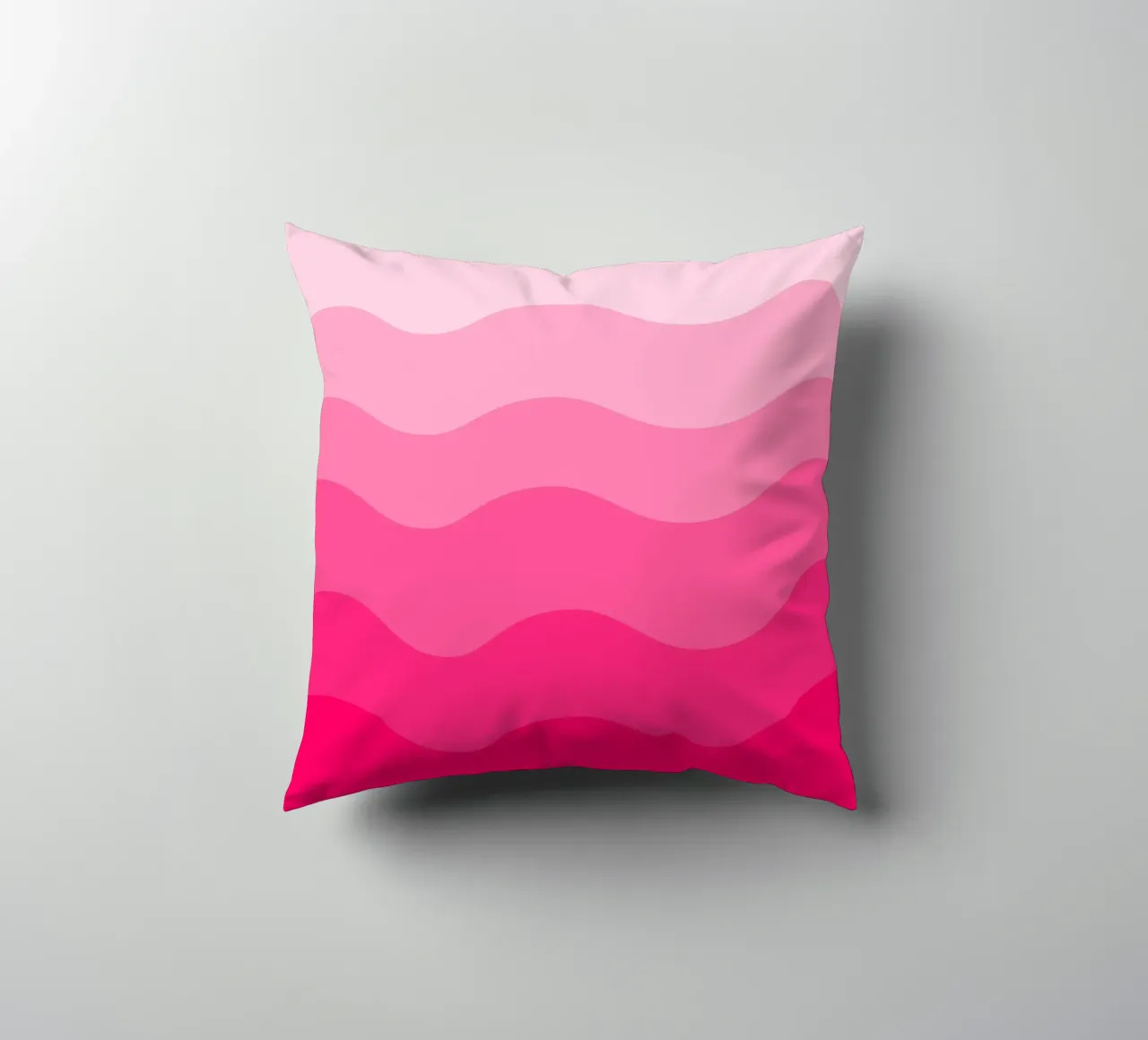 Pink gradient design cuscino da baobabprintstore
