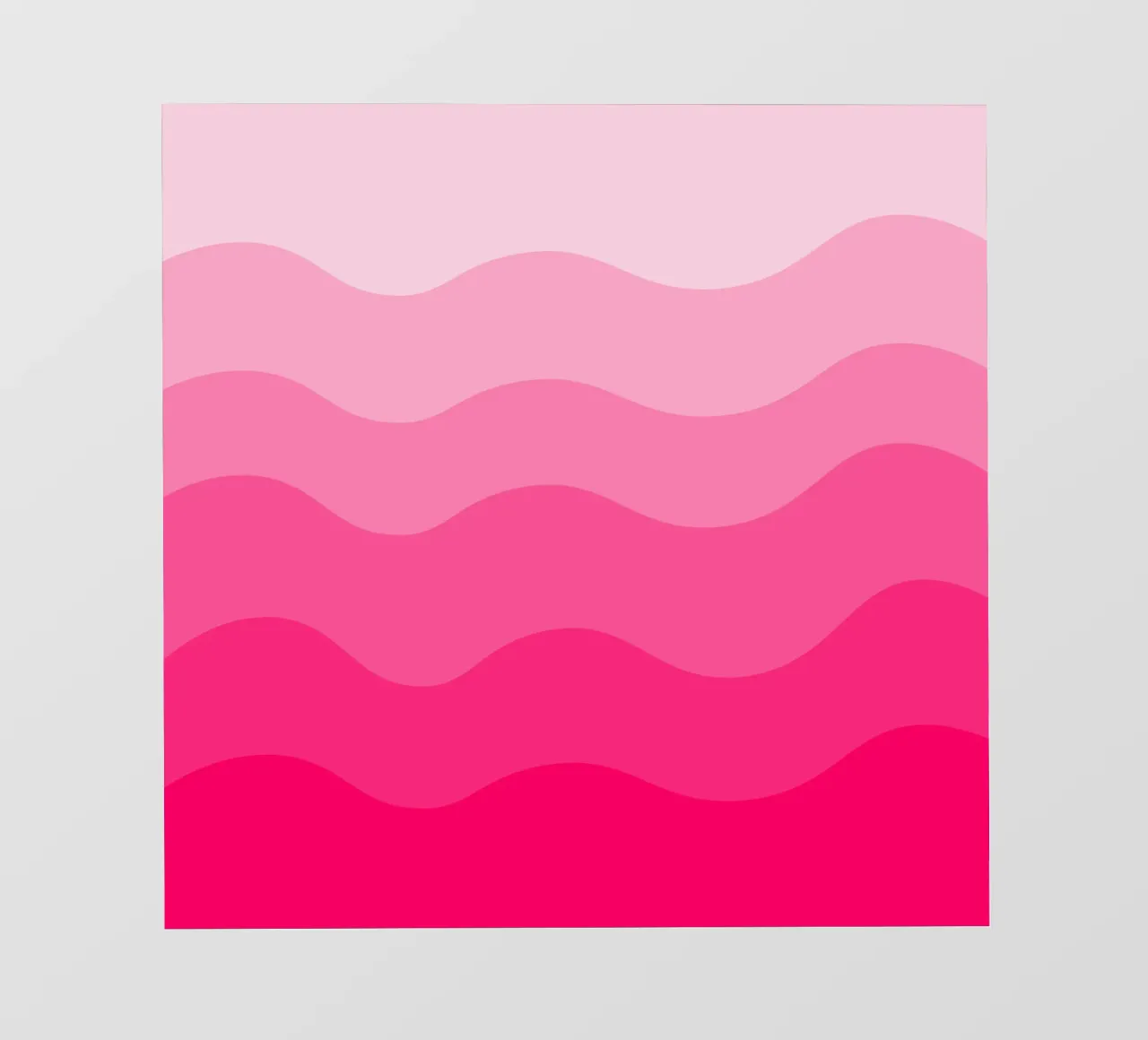 Pink gradient design telo in pvc da baobabprintstore