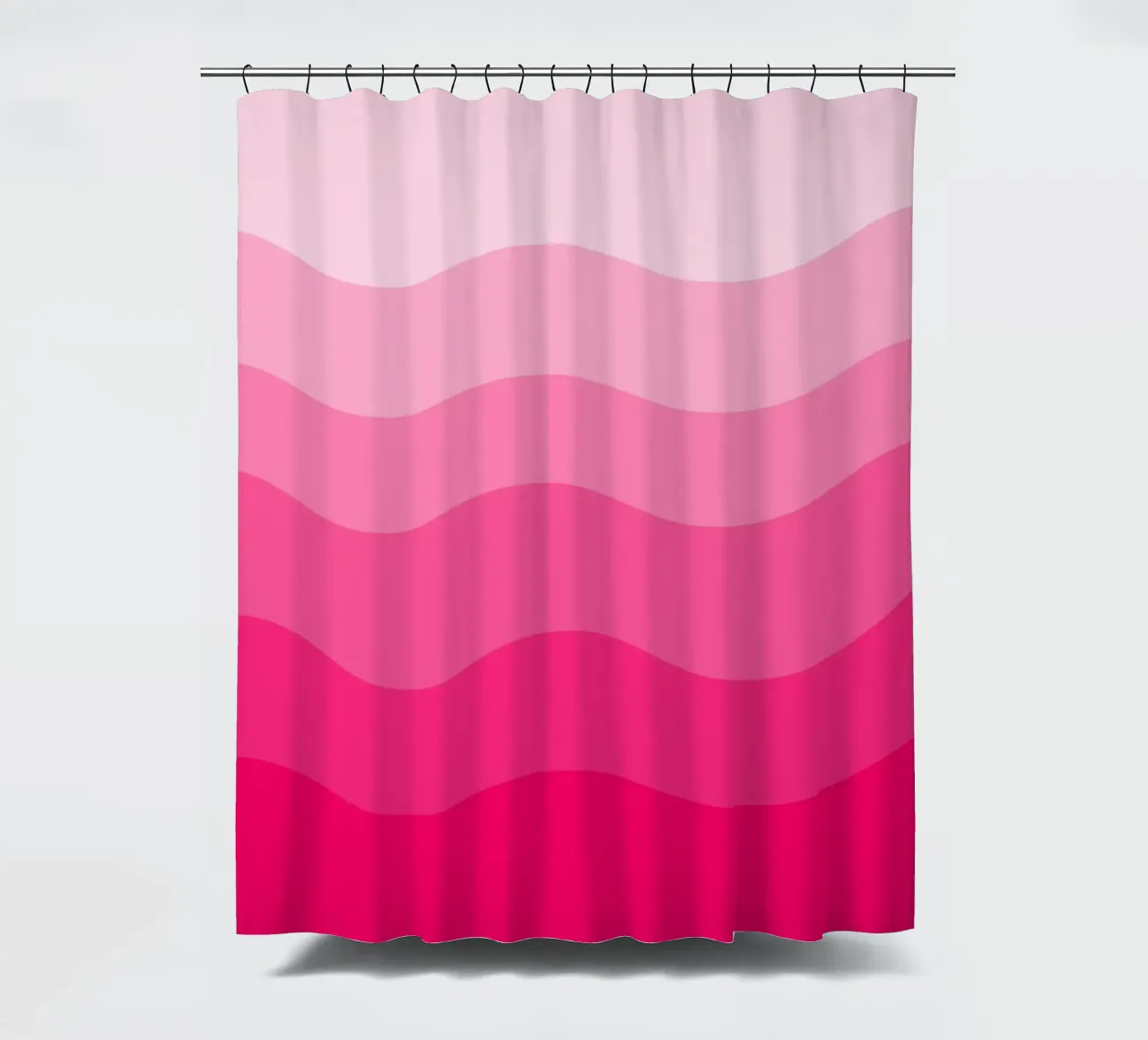 Pink gradient design tenda da doccia da baobabprintstore