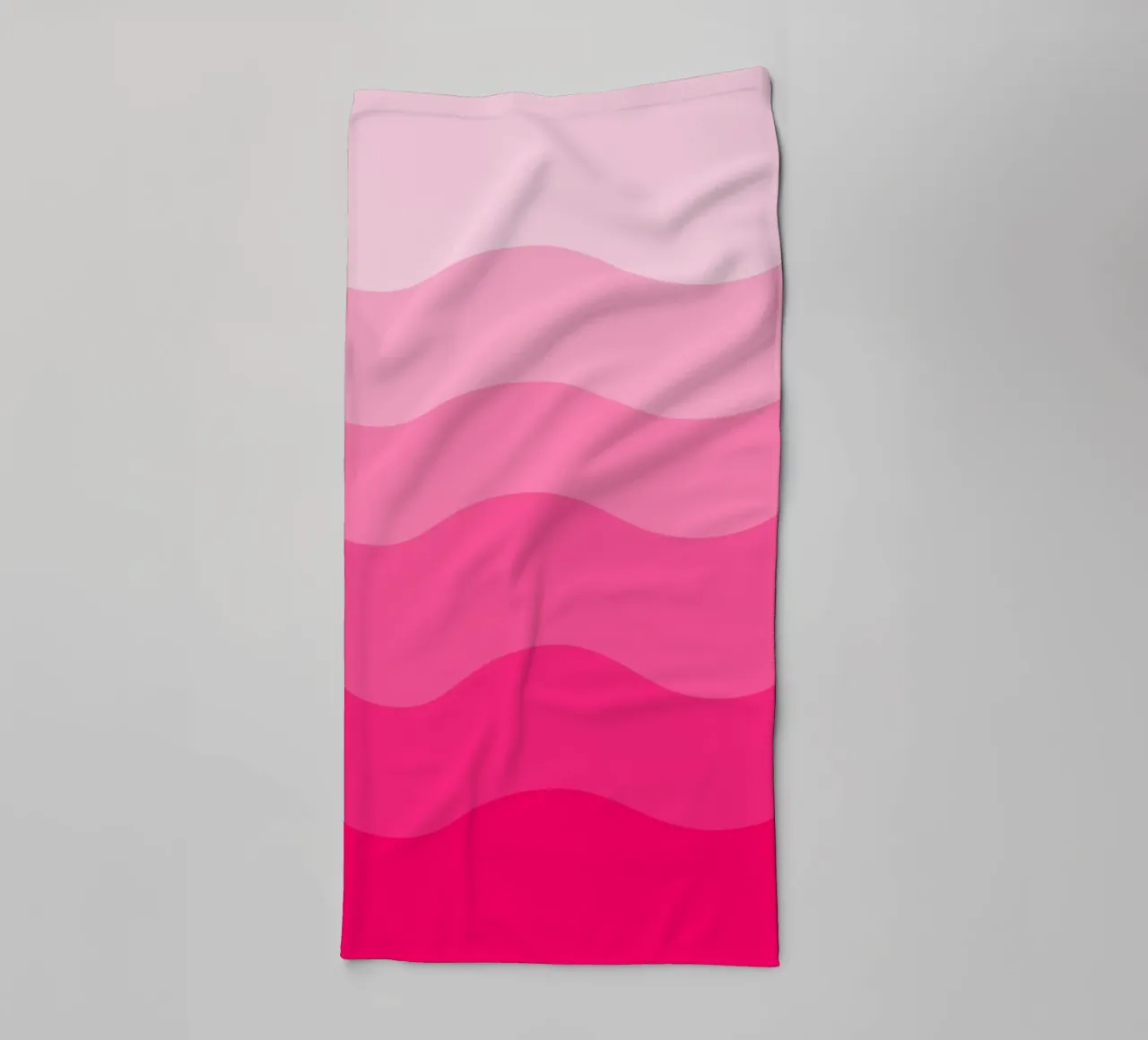 Pink gradient design asciugamano da bagno da baobabprintstore
