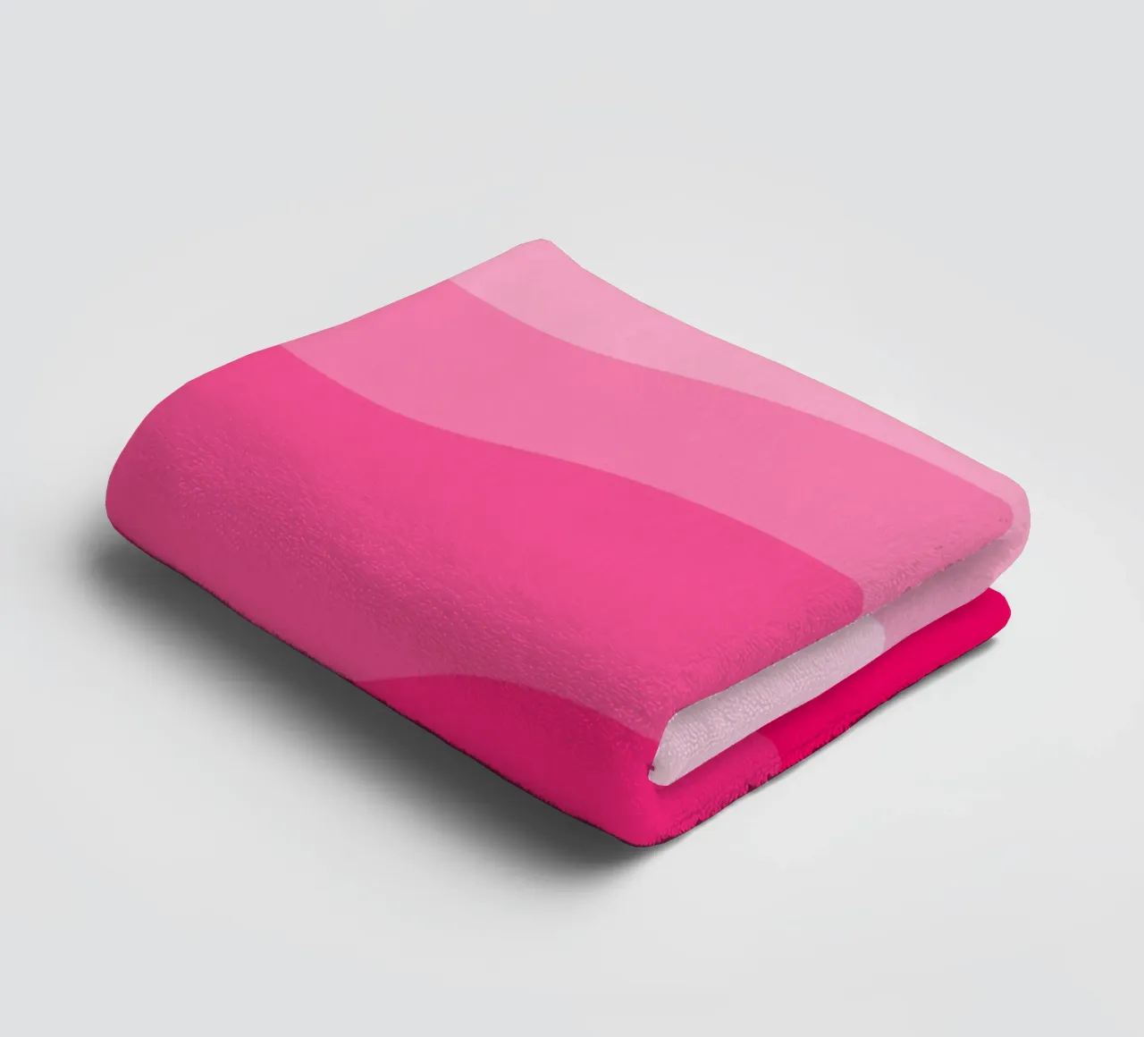 Pink gradient design asciugamano da bagno da baobabprintstore