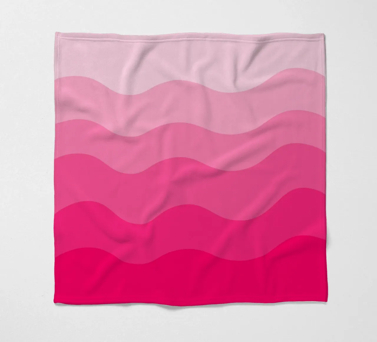 Pink gradient design coperta in pile da baobabprintstore