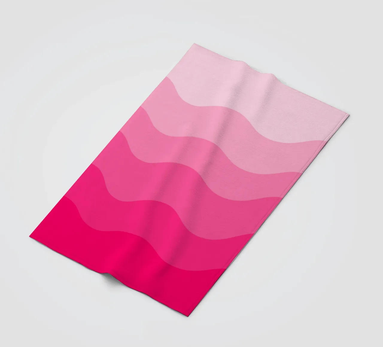 Pink gradient design coperta in pile da baobabprintstore
