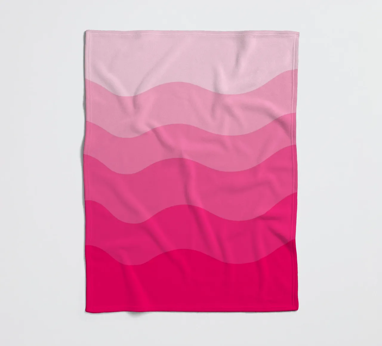 Pink gradient design coperta in pile da baobabprintstore