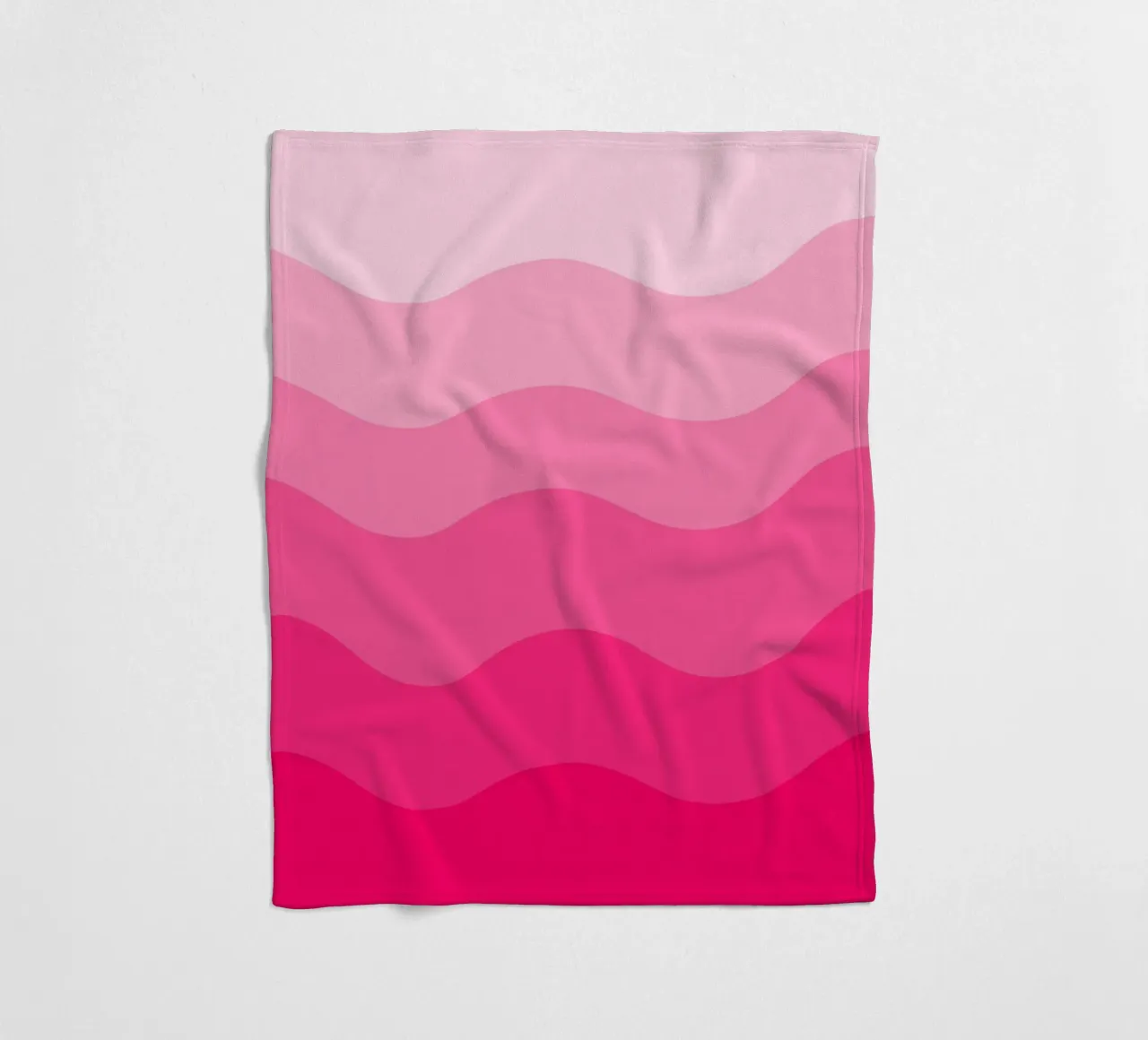 Pink gradient design coperta in pile da baobabprintstore