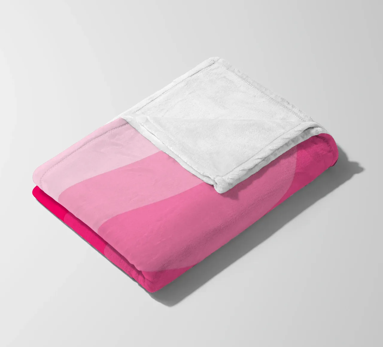 Pink gradient design coperta in pile da baobabprintstore