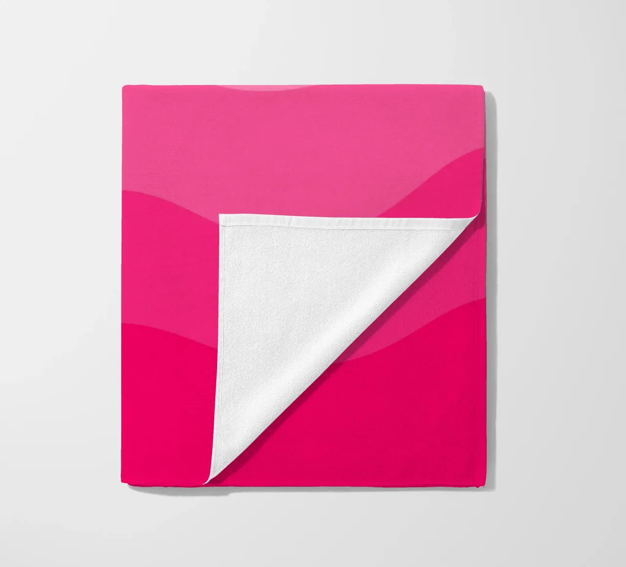 Pink gradient design telo mare da baobabprintstore