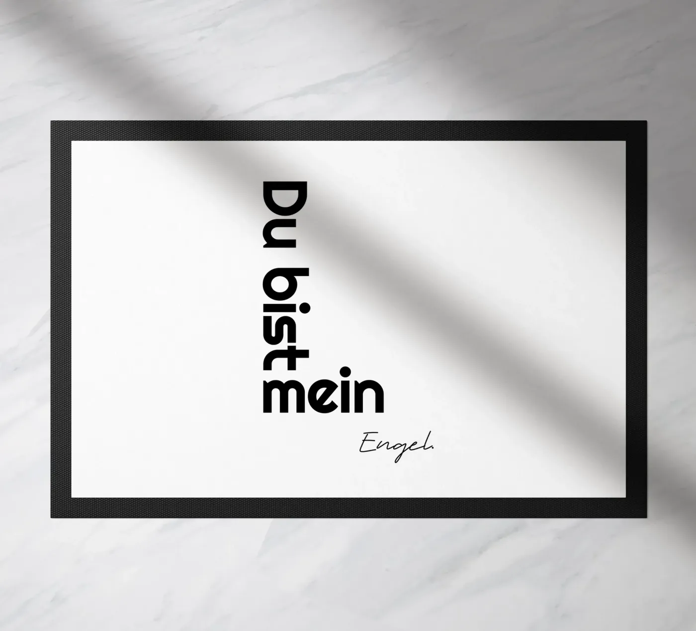 Sei il mio angelo zerbino da YV TYPOGRAPHY