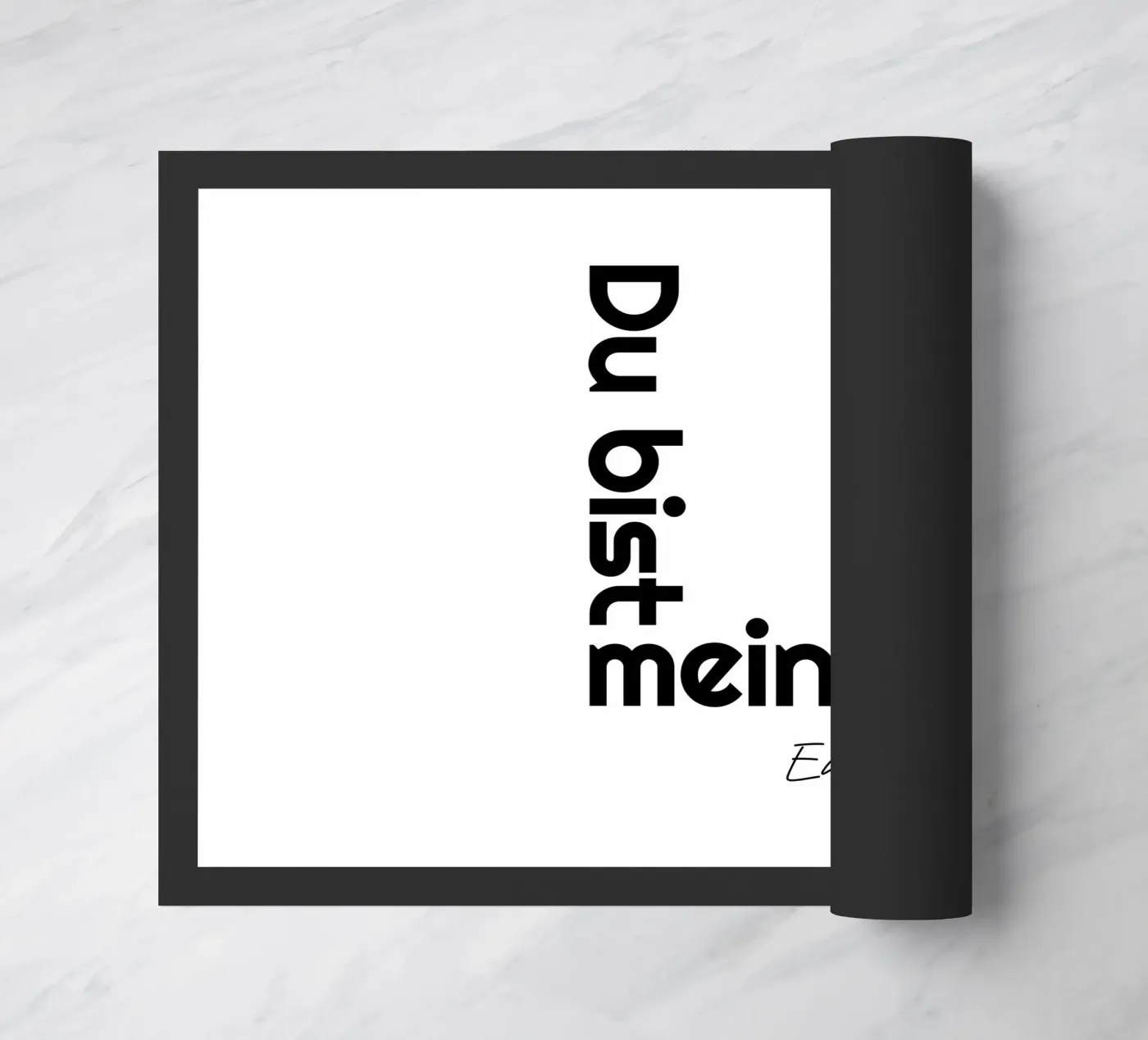 Sei il mio angelo zerbino da YV TYPOGRAPHY