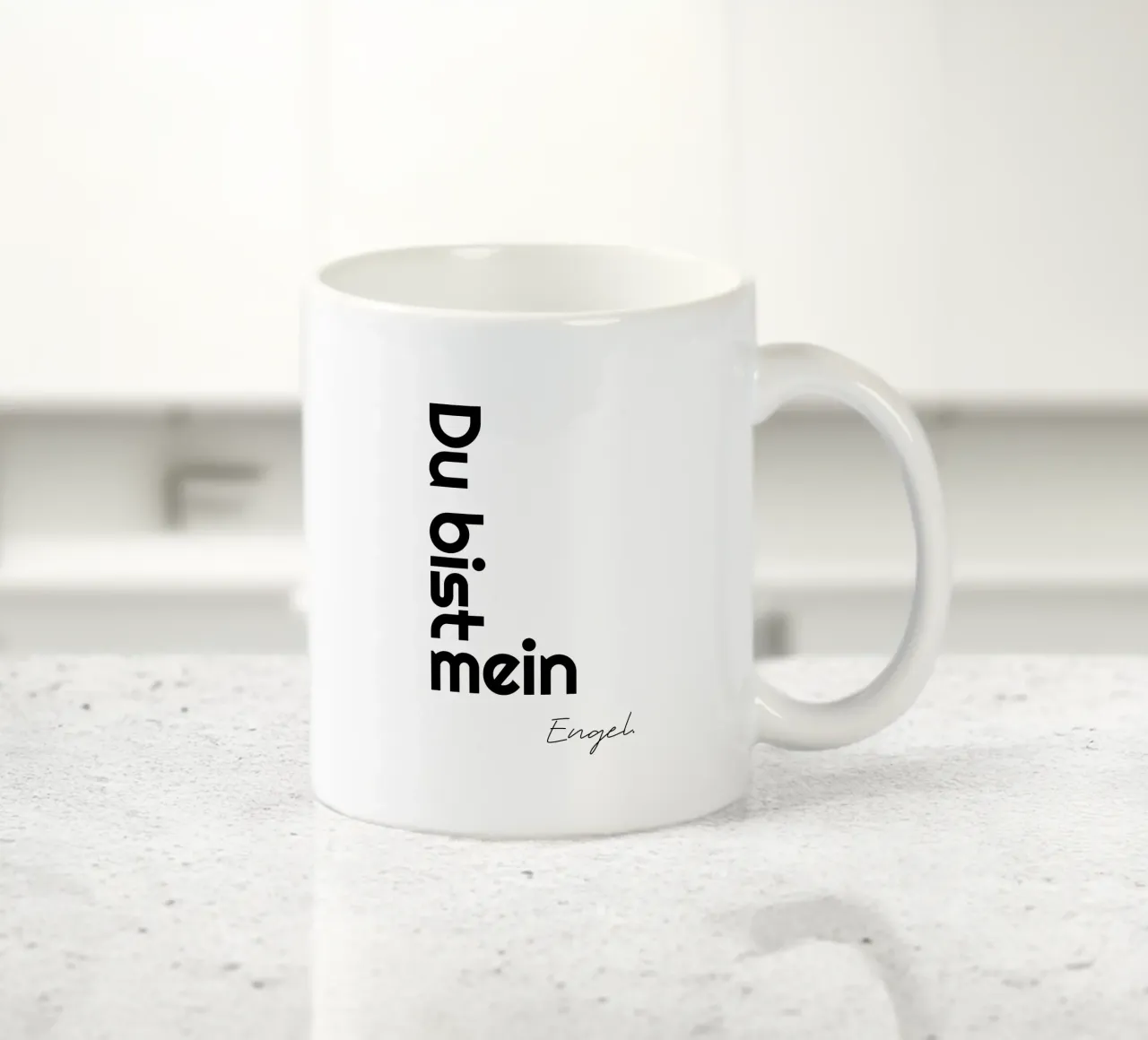 Sei il mio angelo tazza in ceramica da YV TYPOGRAPHY