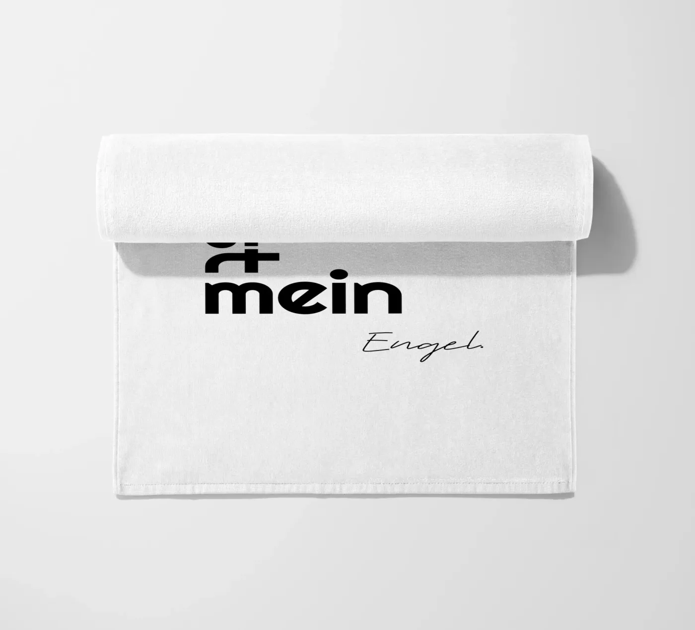 Sei il mio angelo telo mare da YV TYPOGRAPHY