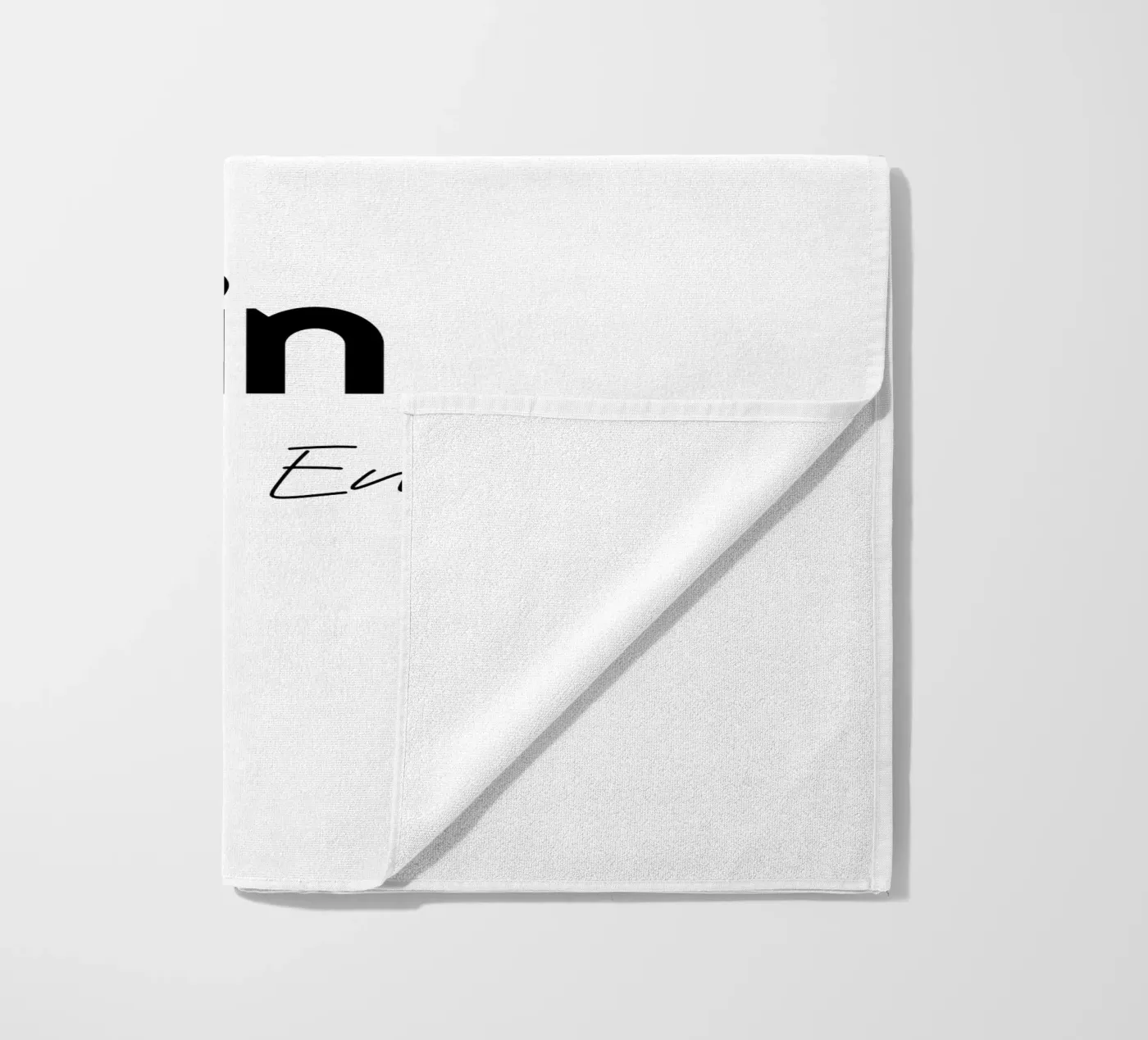 Sei il mio angelo telo mare da YV TYPOGRAPHY