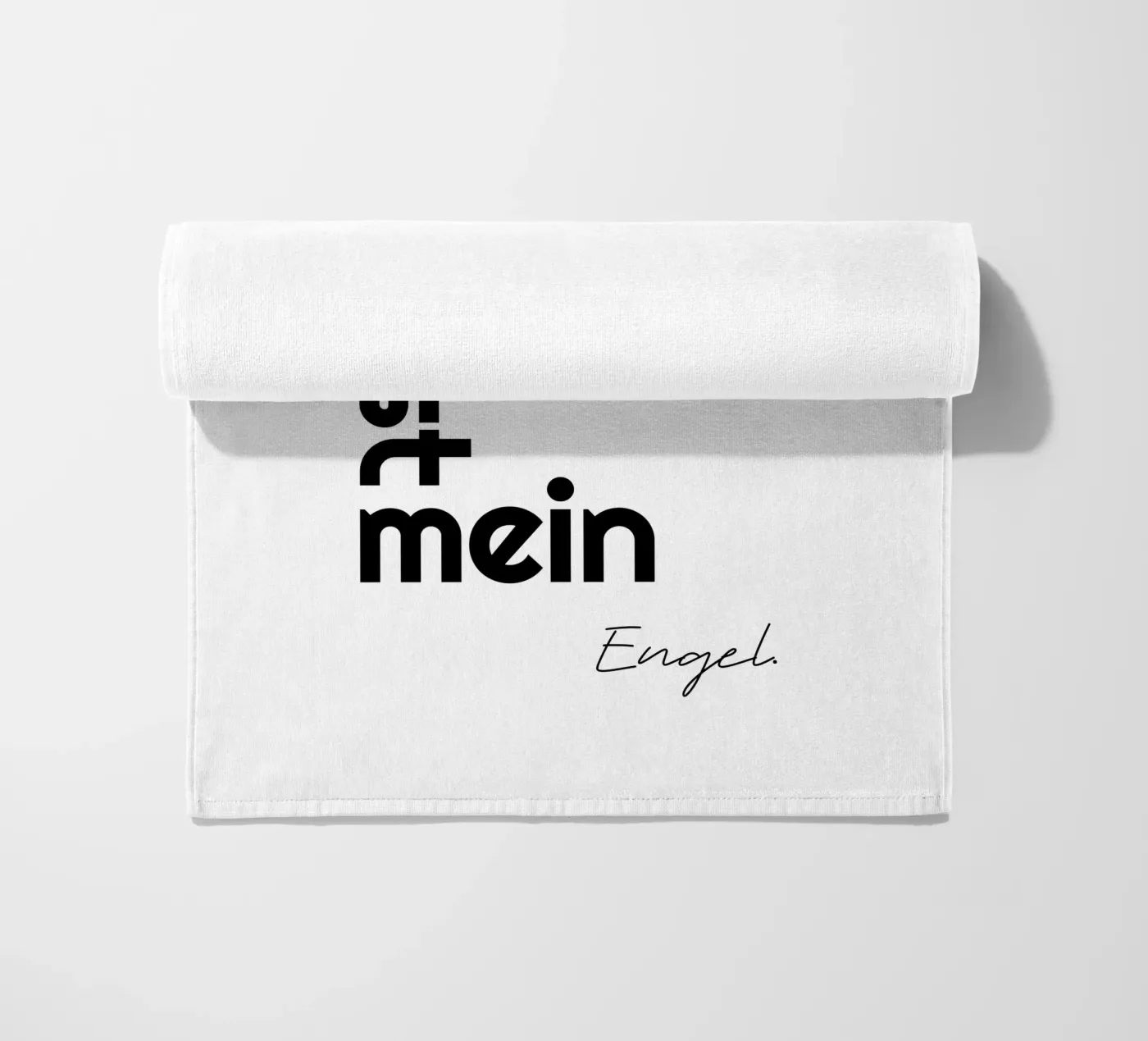 Sei il mio angelo telo mare da YV TYPOGRAPHY