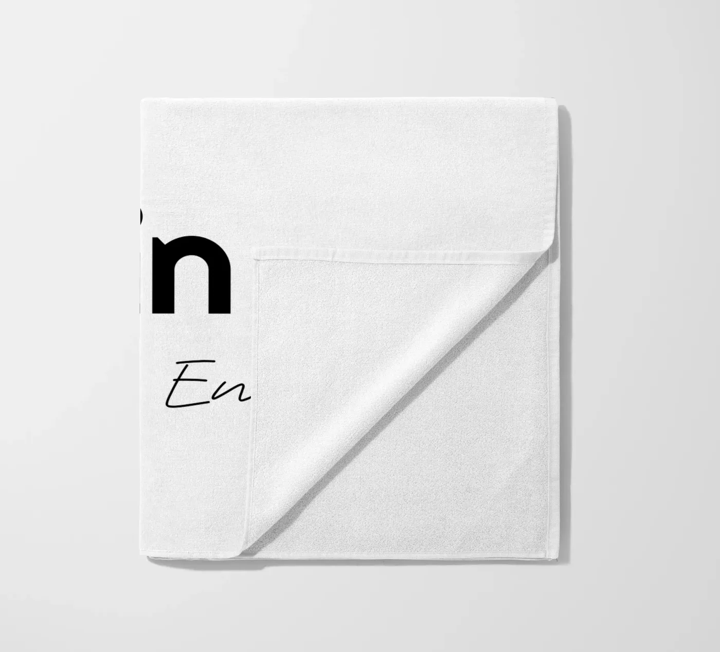 Sei il mio angelo telo mare da YV TYPOGRAPHY