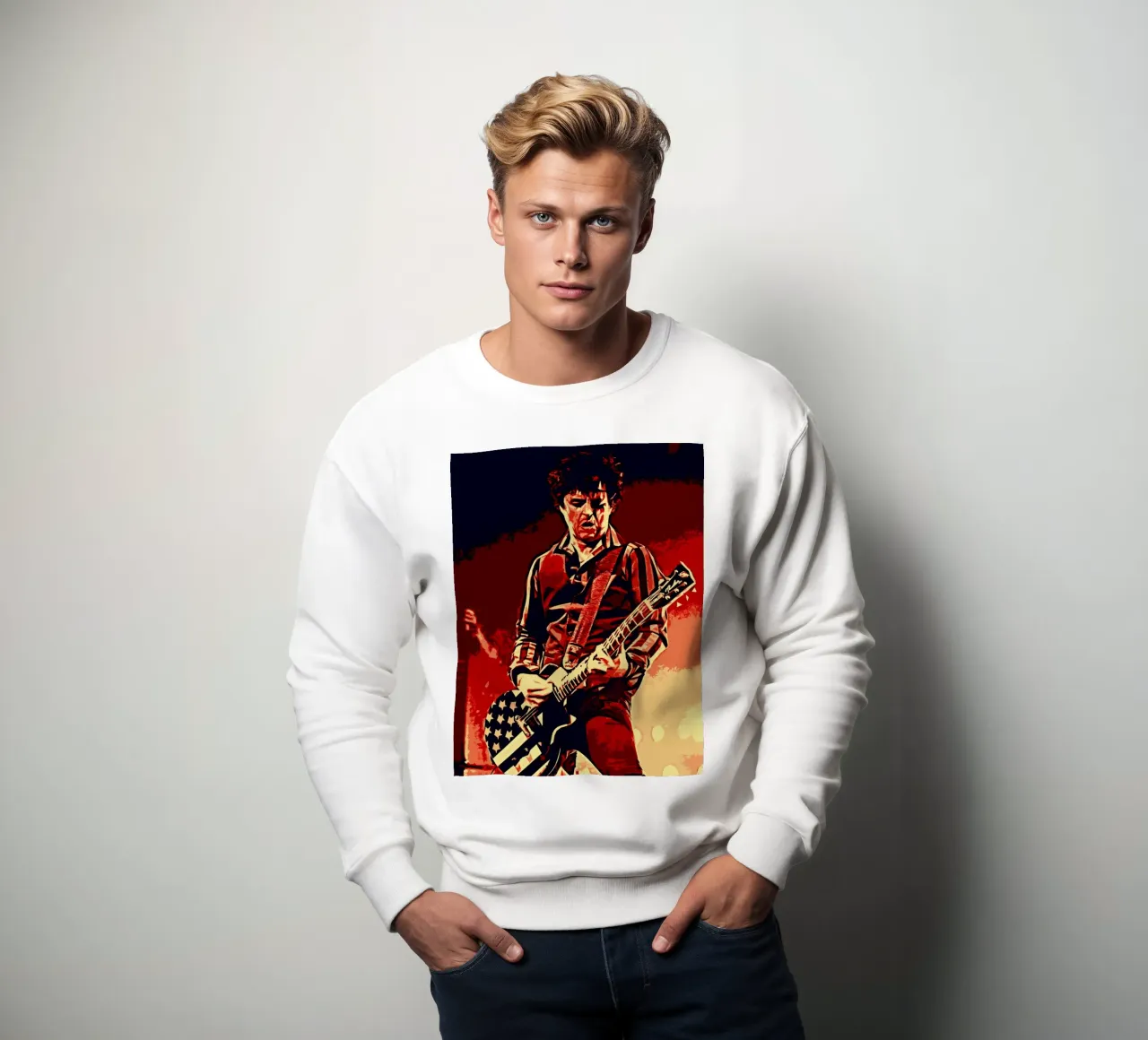 billie joe armstrong green day band music 1 Art felpa da music soul
