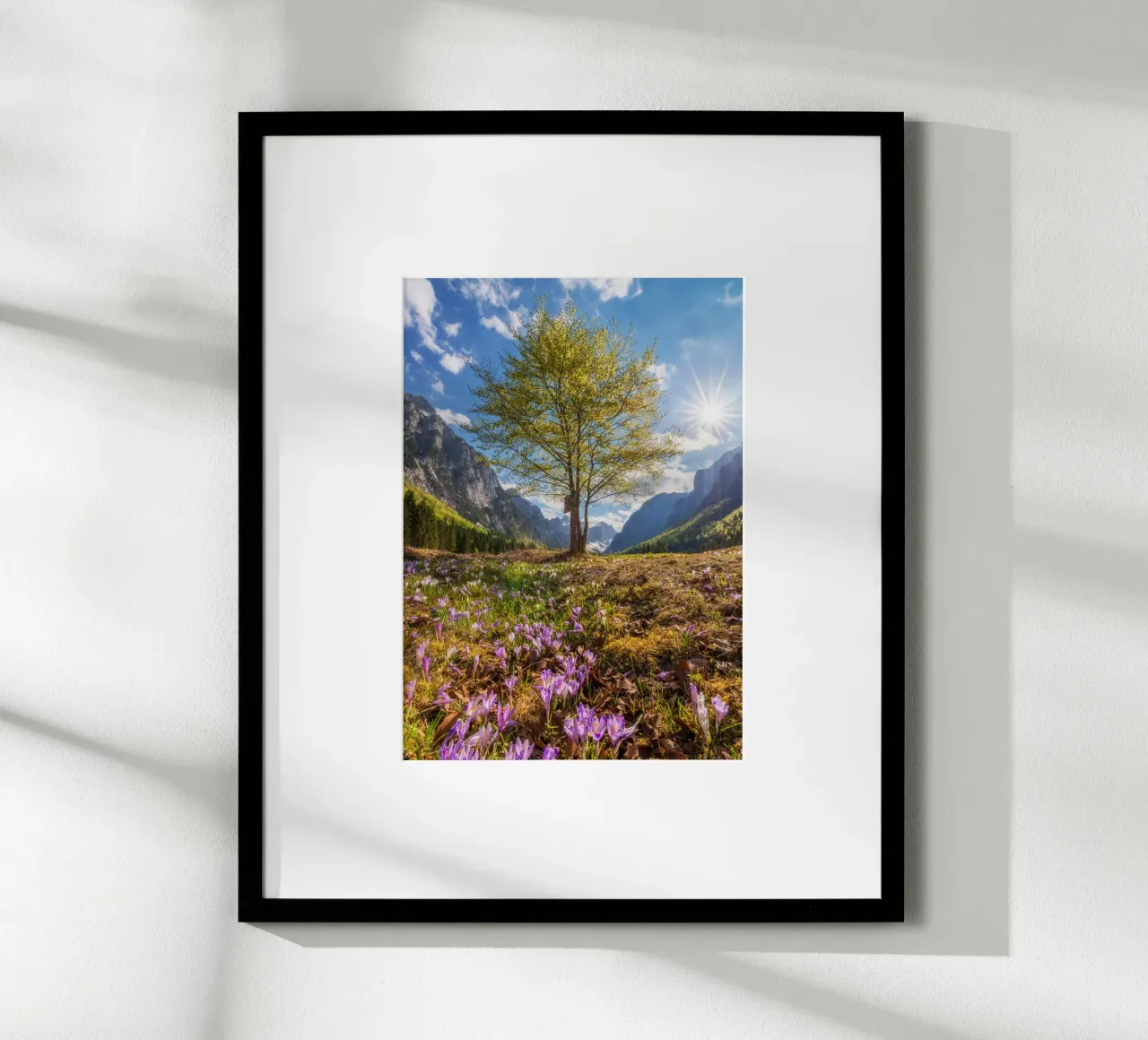 Dreamlike Landscape poster with plastic frame by PhotoVibe Decor