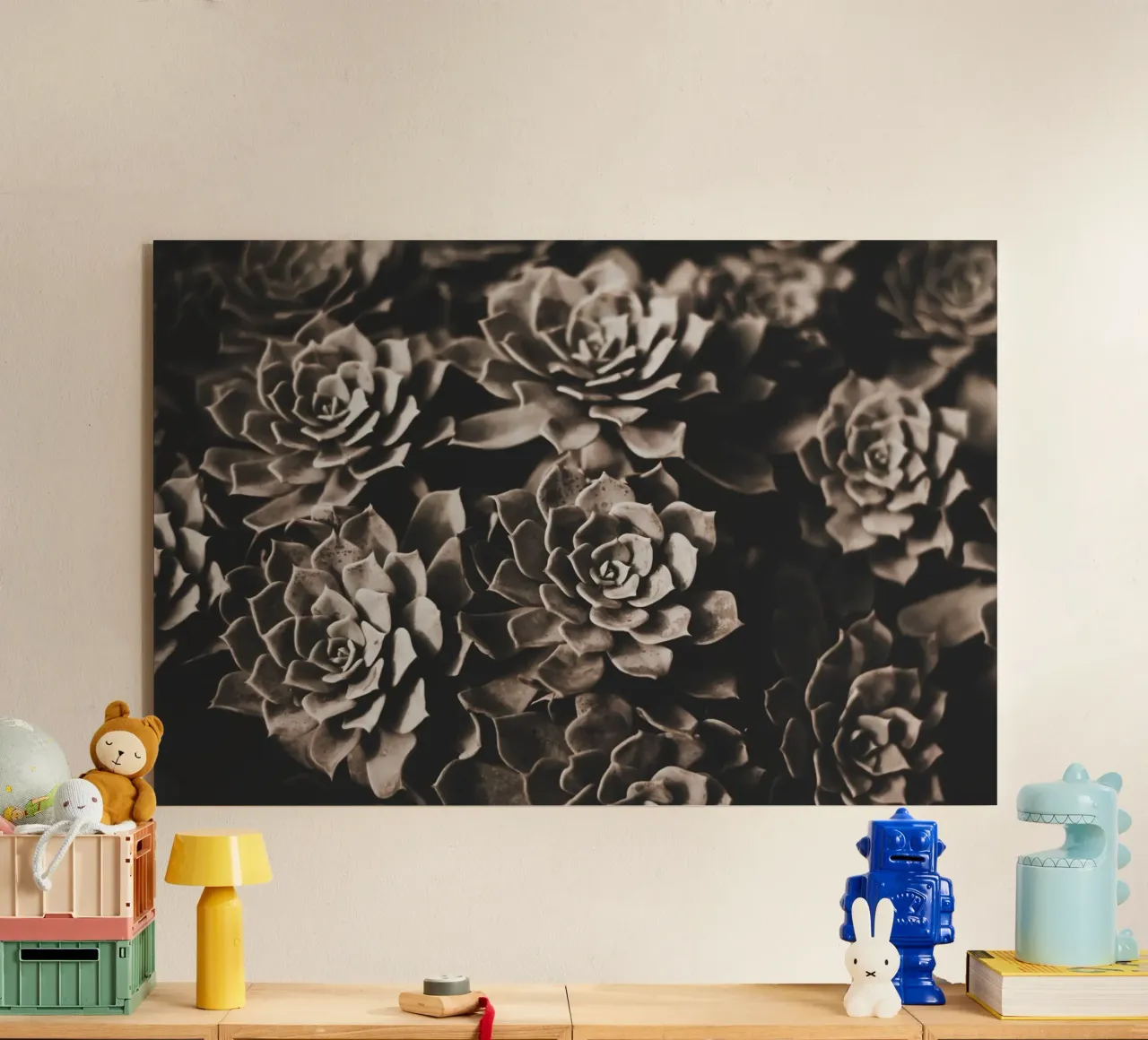 Studio botanico scuro plexiglass da PhotoVibe Decor