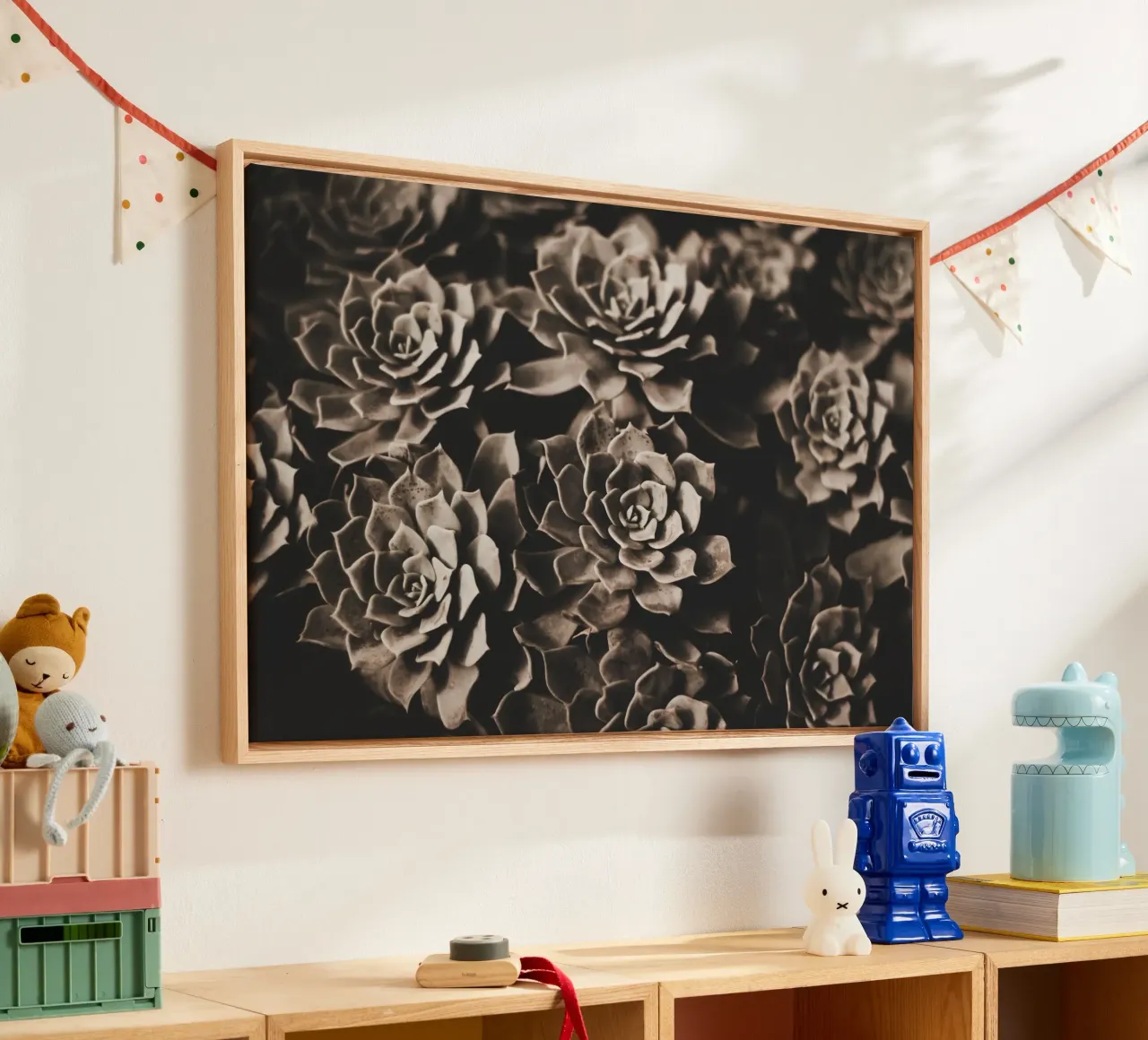 Studio botanico scuro tela da PhotoVibe Decor